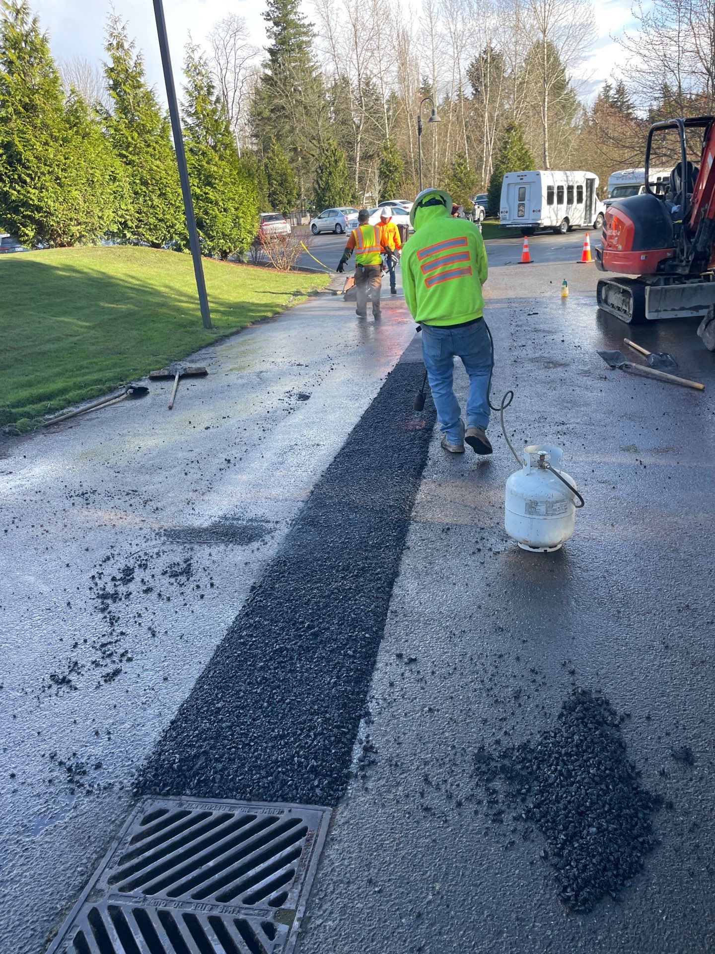 Asphalt Patch Repair | Auburn  by Jireh Asphalt & Concrete Inc 