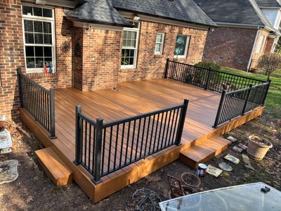Wood Deck using Wood Stain