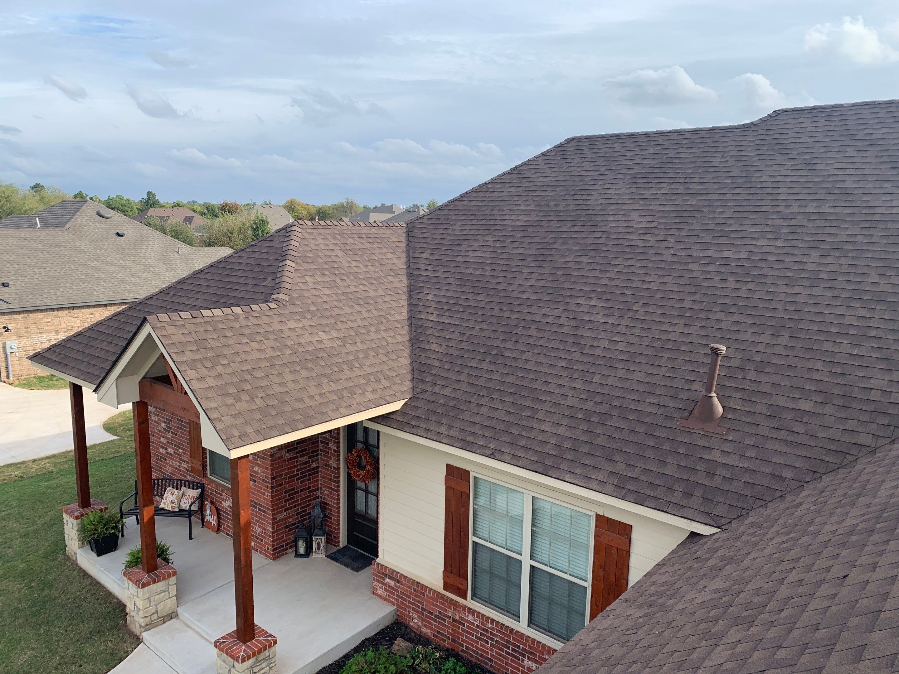 roof replacement in Tuttle by McCann's Roofing and Construction