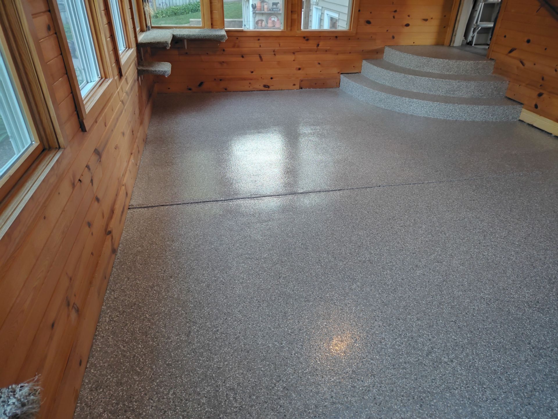 Oskaloosa, IA Beautiful Indoor Floor Coating by Revival Concrete Coatings