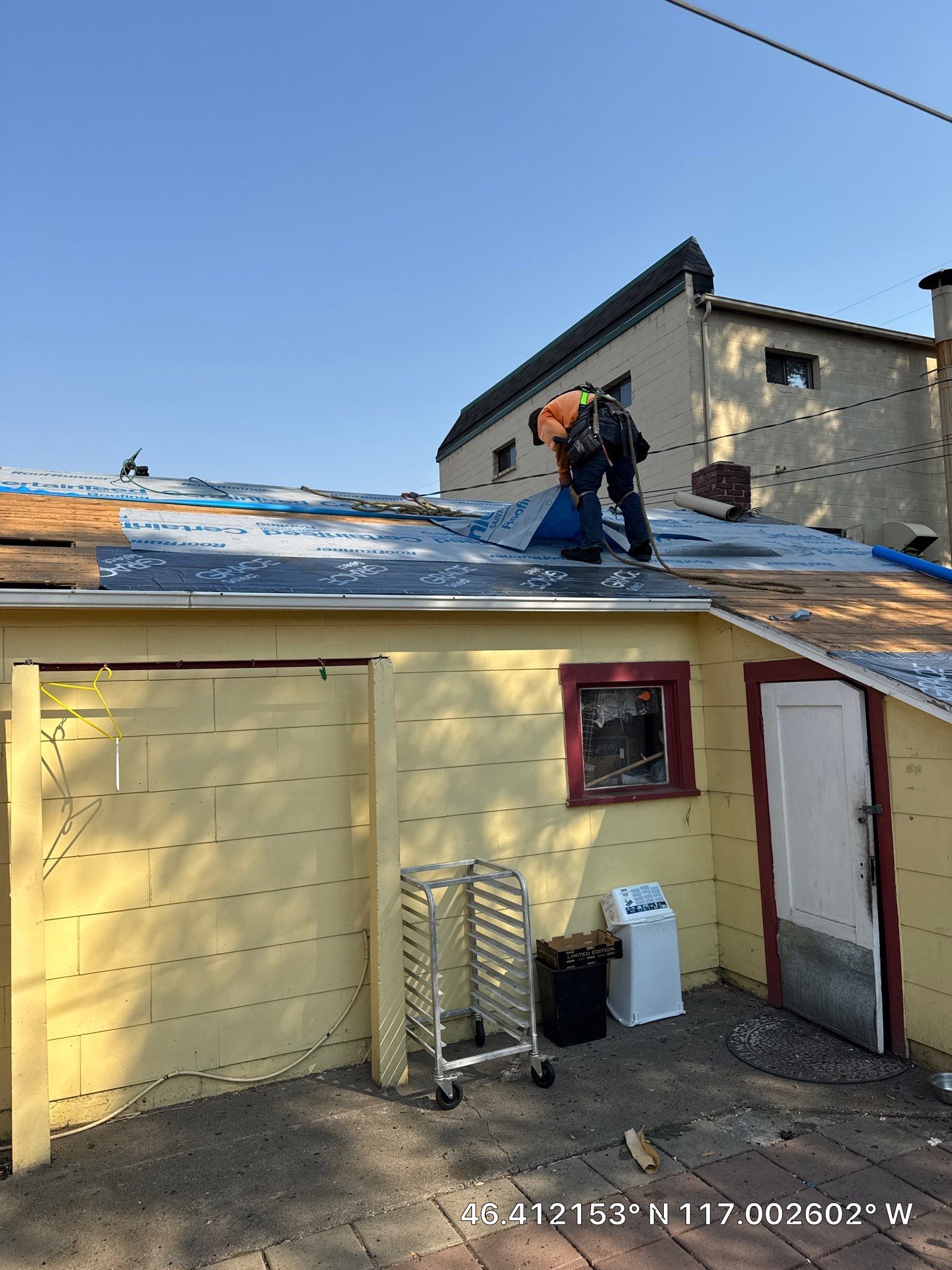 Residential Roofing Installation and Soffit Repairs in Lewiston by Alpine Roofing