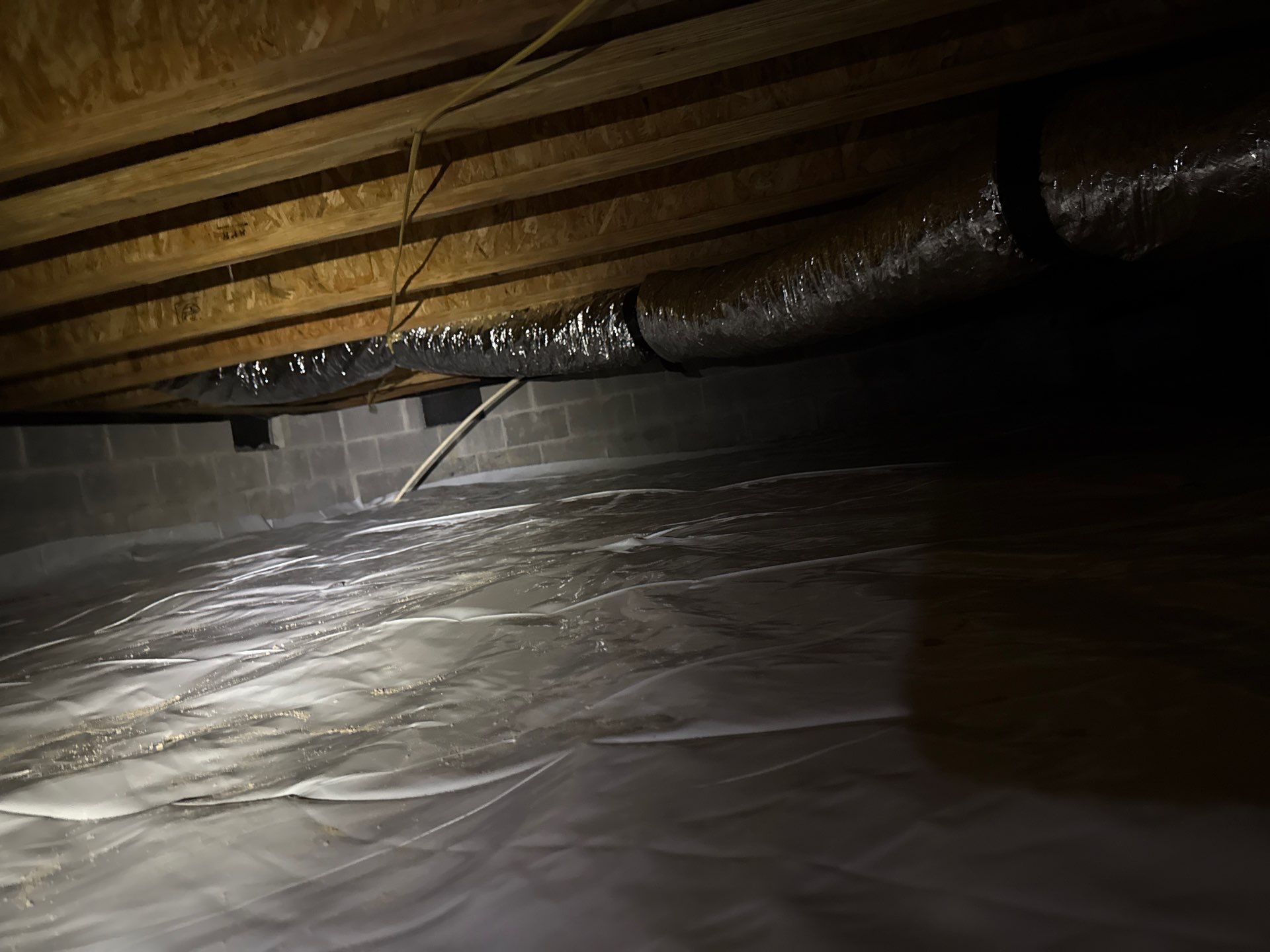 Project in Yorktown by Patriot Crawl Space Repairs