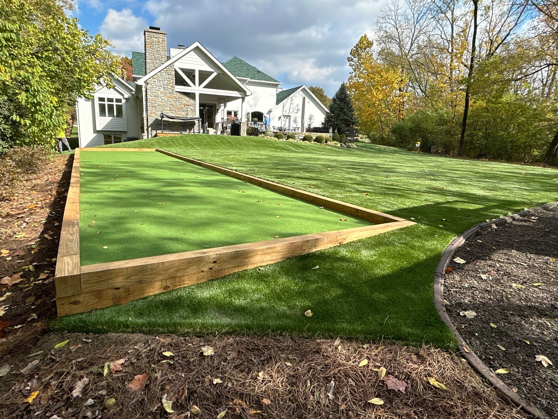 Custom Synthetic Backyard Dream in Cincinnati by Southwest Greens Midwest