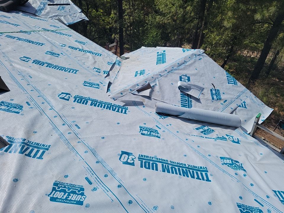 New Roof and Ground-Mount Solar by Byers Enterprises 