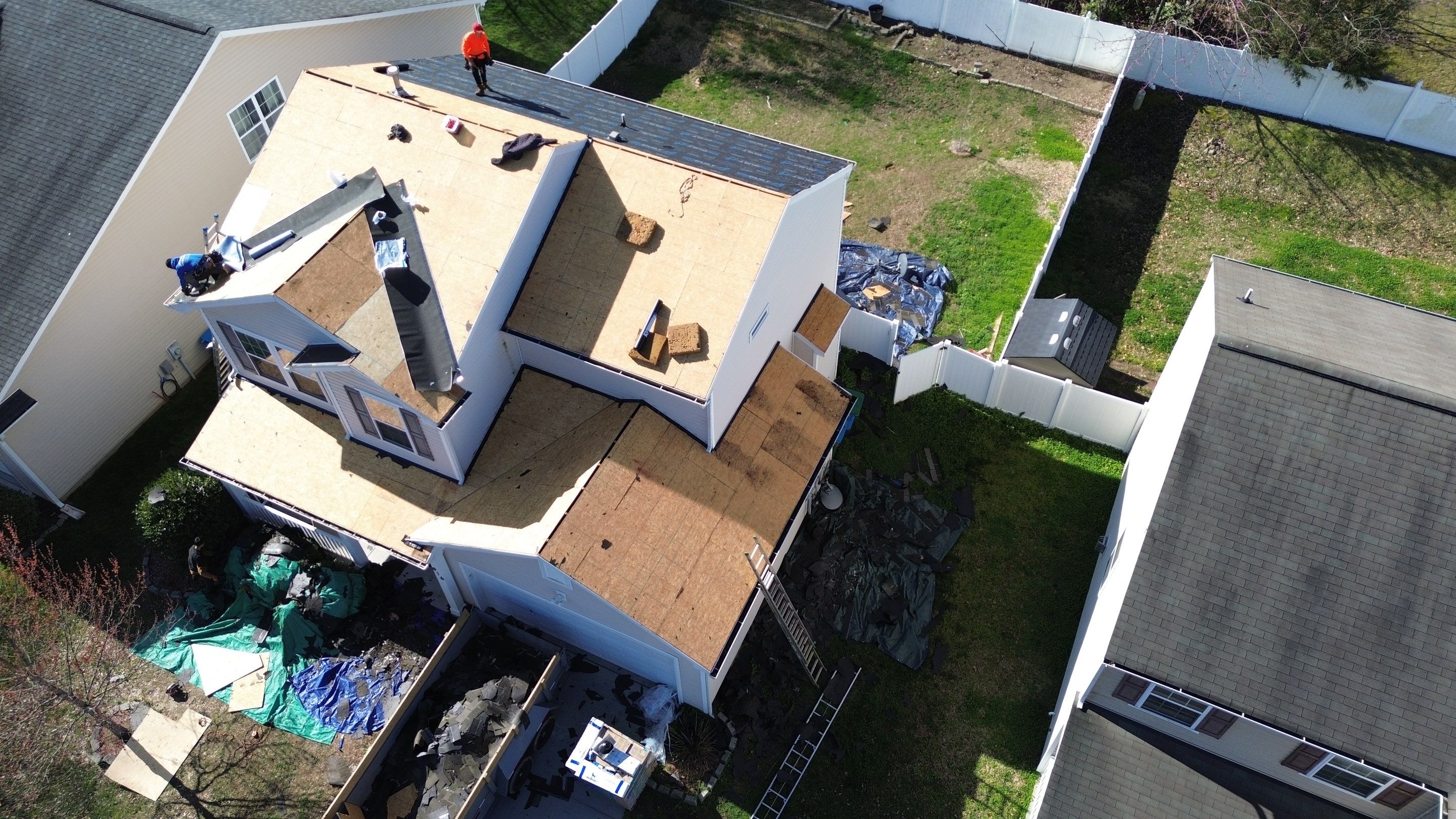 Roof replacement by hail damage by Just Brilliant Restoration JBR