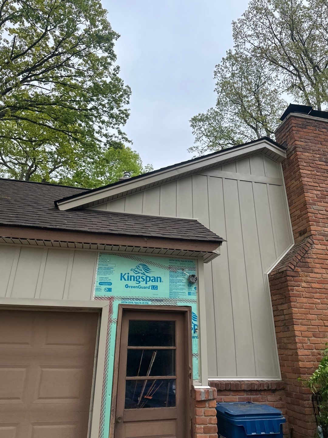 Siding Installation using Alside Monterey Sand by 180 Contractors