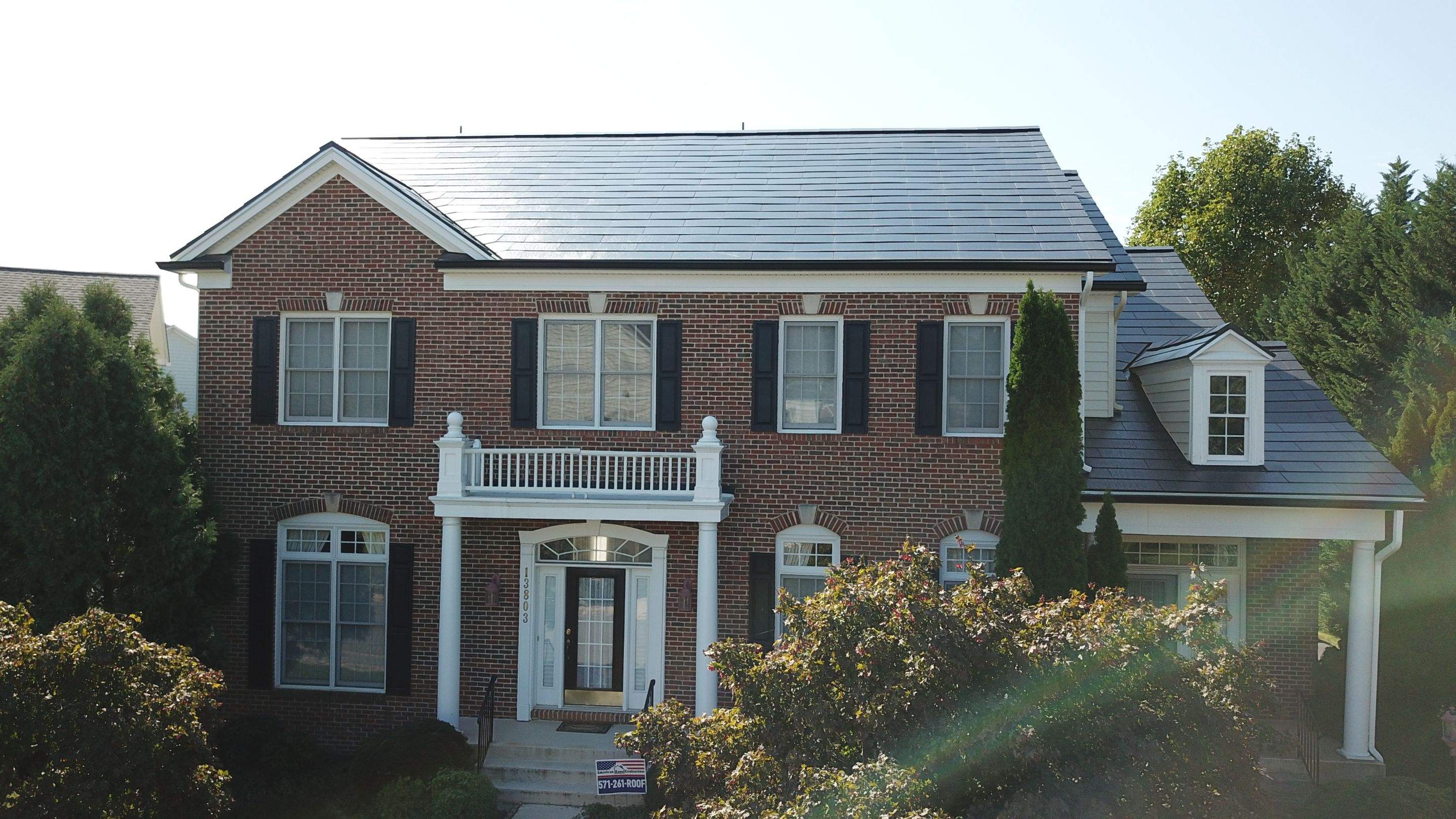 Tesla Solar Roof Replacement using Tesla Solar Roof V3 tiles by American Home Contractors
