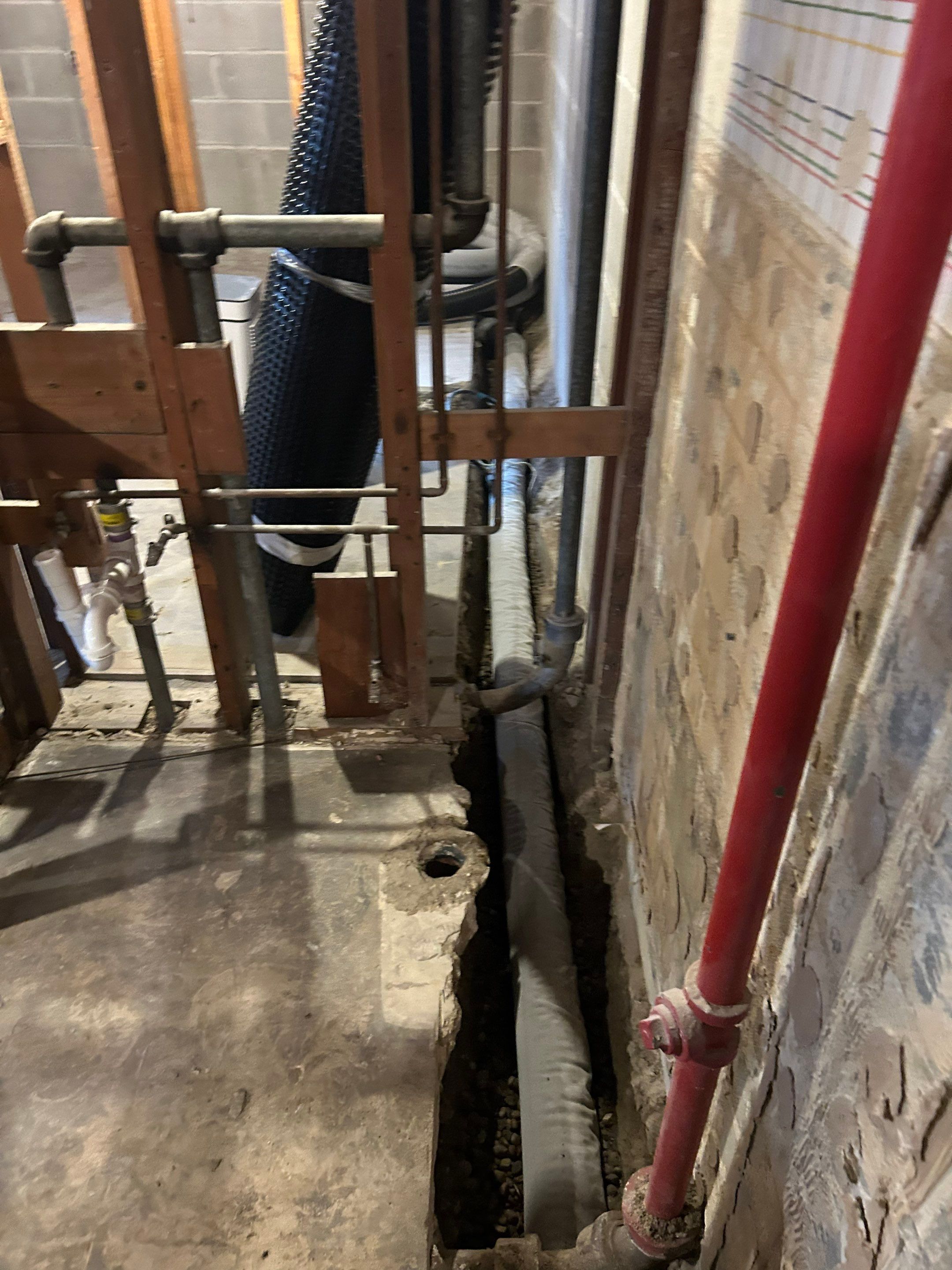Drain tile for a General Contractor Partner by Waterproofing Northeast