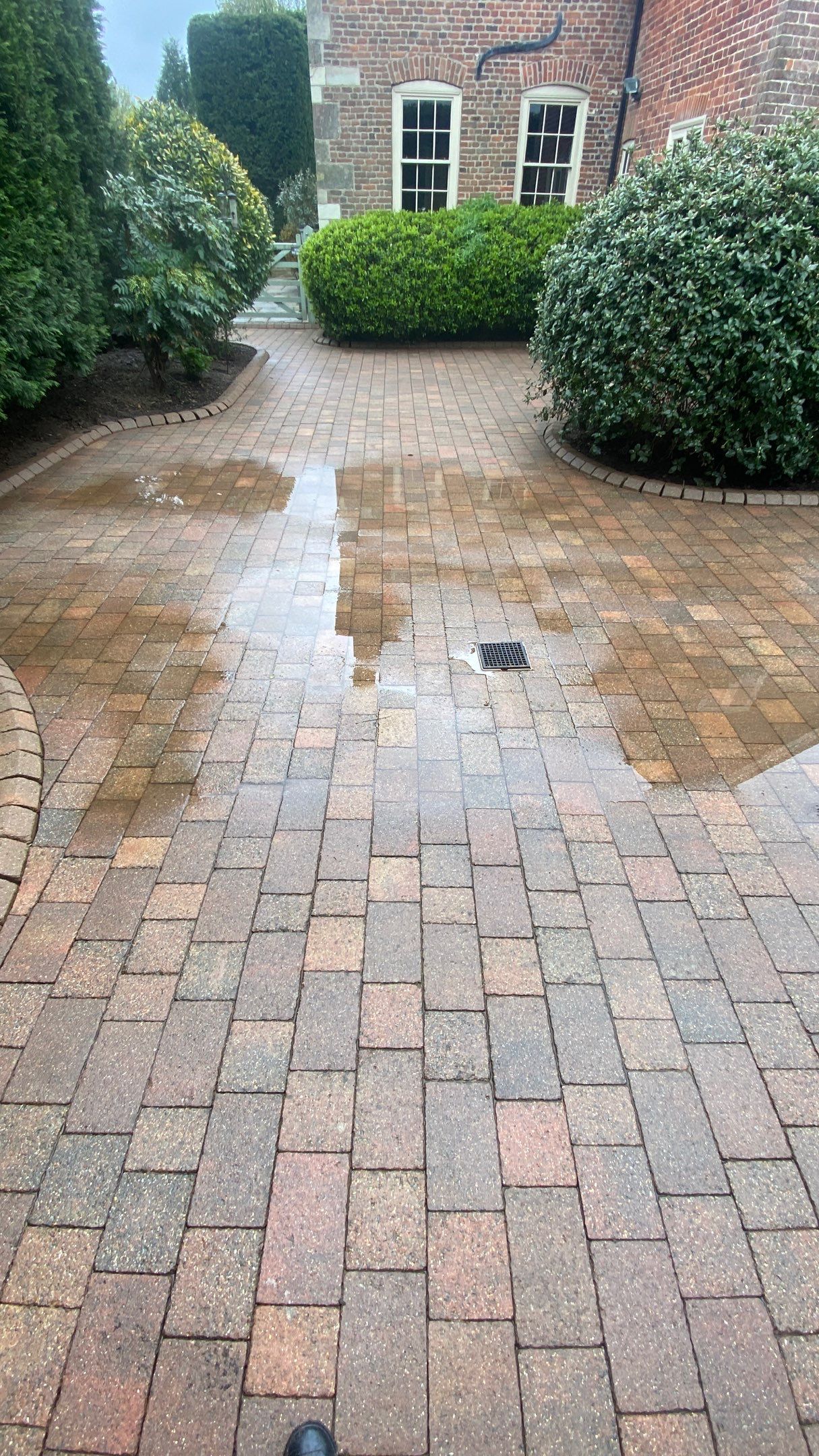 Driveway Clean using honda 21 ltr/min by Ges Exterior Cleaning ltd