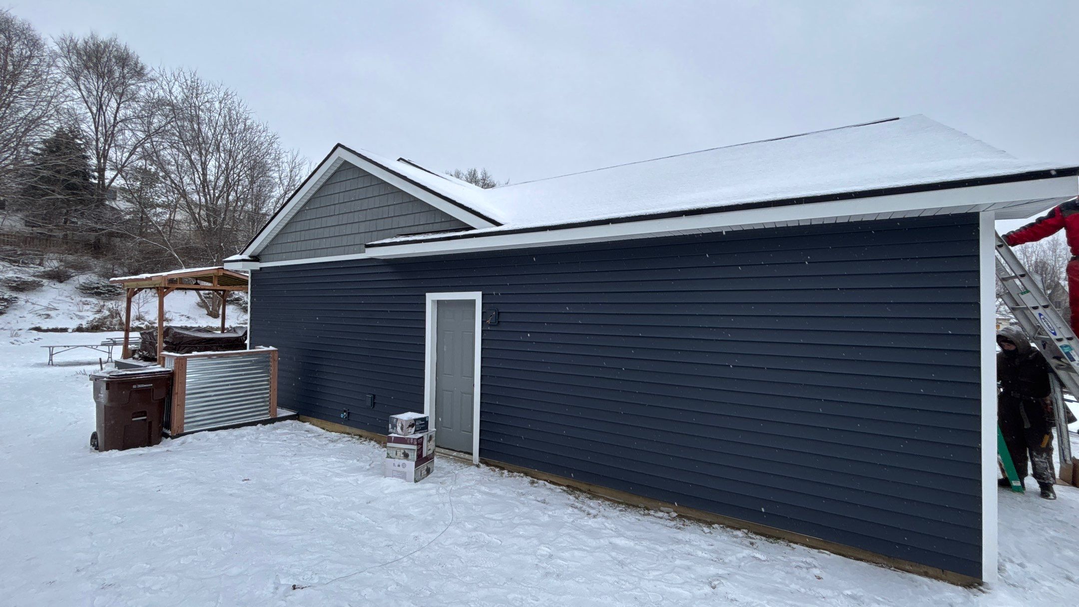 Siding Replacement using Alside Charter Oak D4.5" Riveria Dusk by 180 Contractors