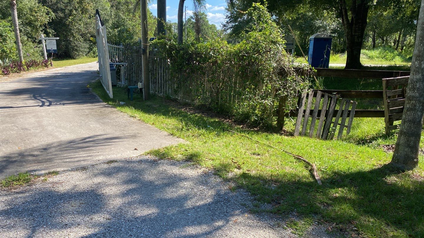 Bradenton, FL Gate Operator Installation & Horizontal Privacy Fence by Asap fence and gates, LLC