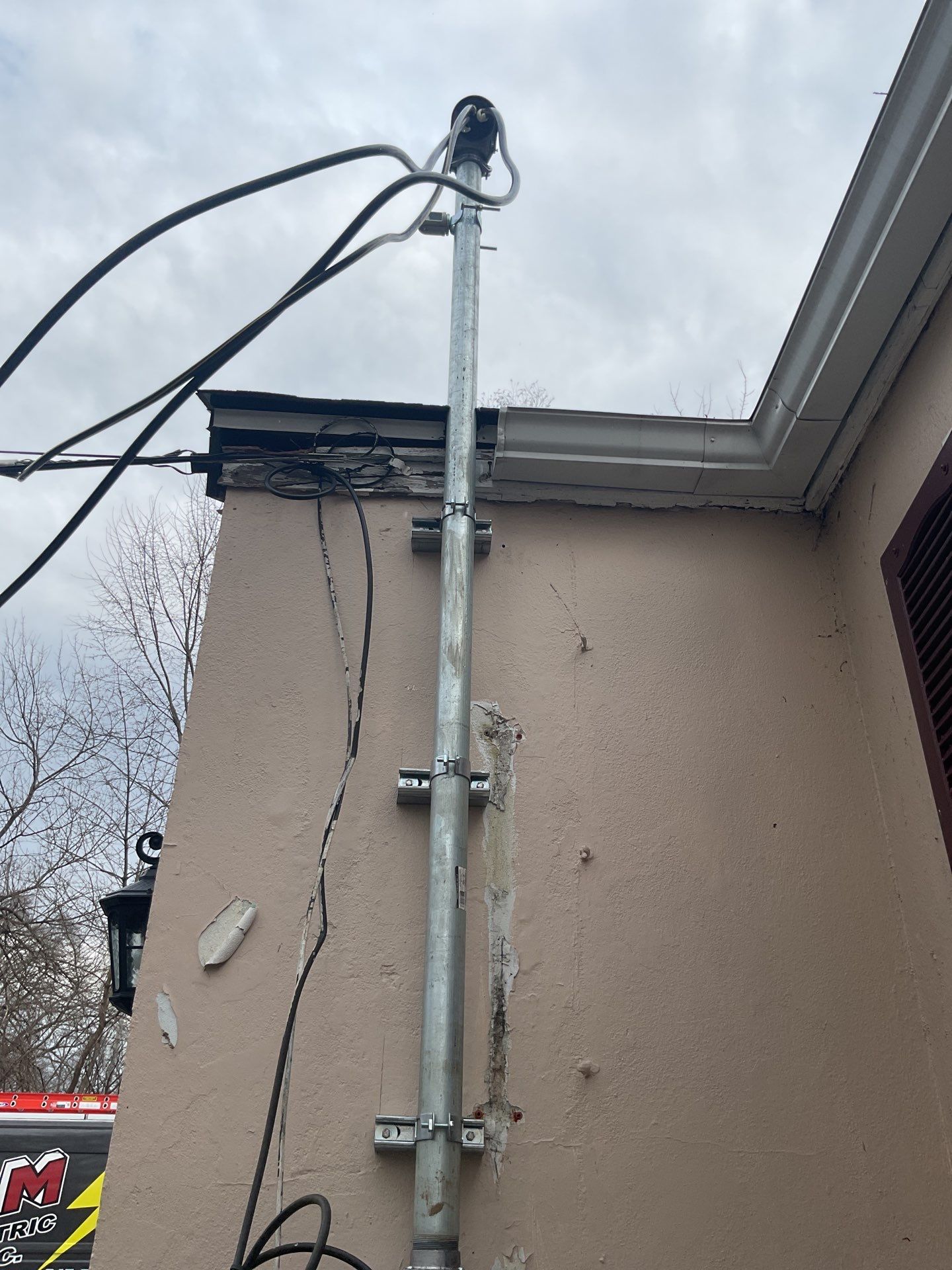 ZAM Installs New Panel & Pipe Mast for Service Upgrade by ZAM Electric