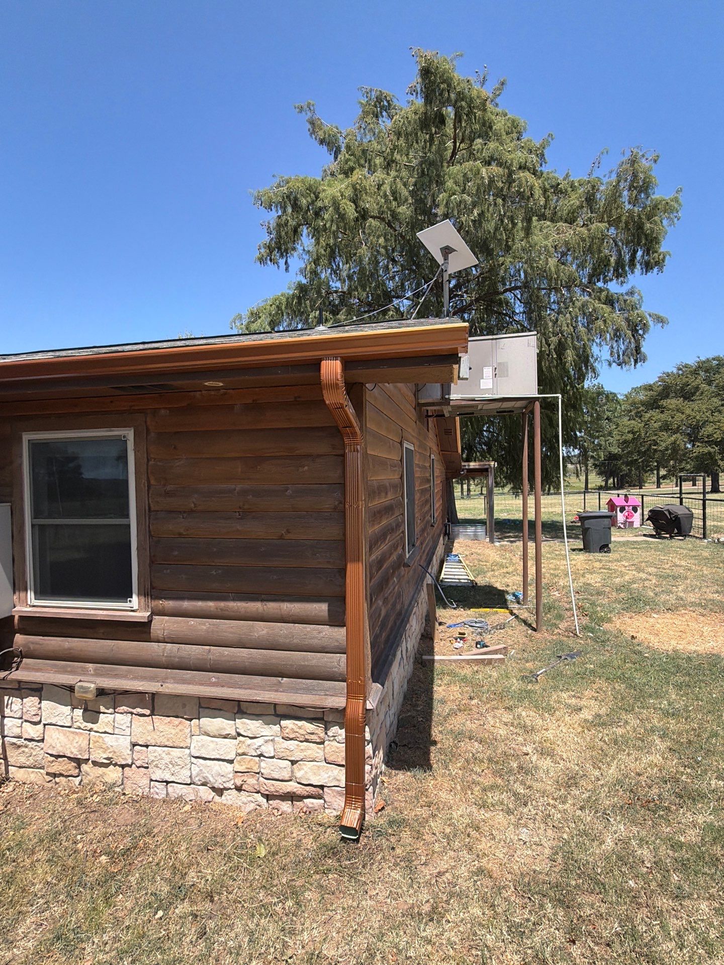 Hail damage restoration by In & Out Construction & Remodeling, LLC