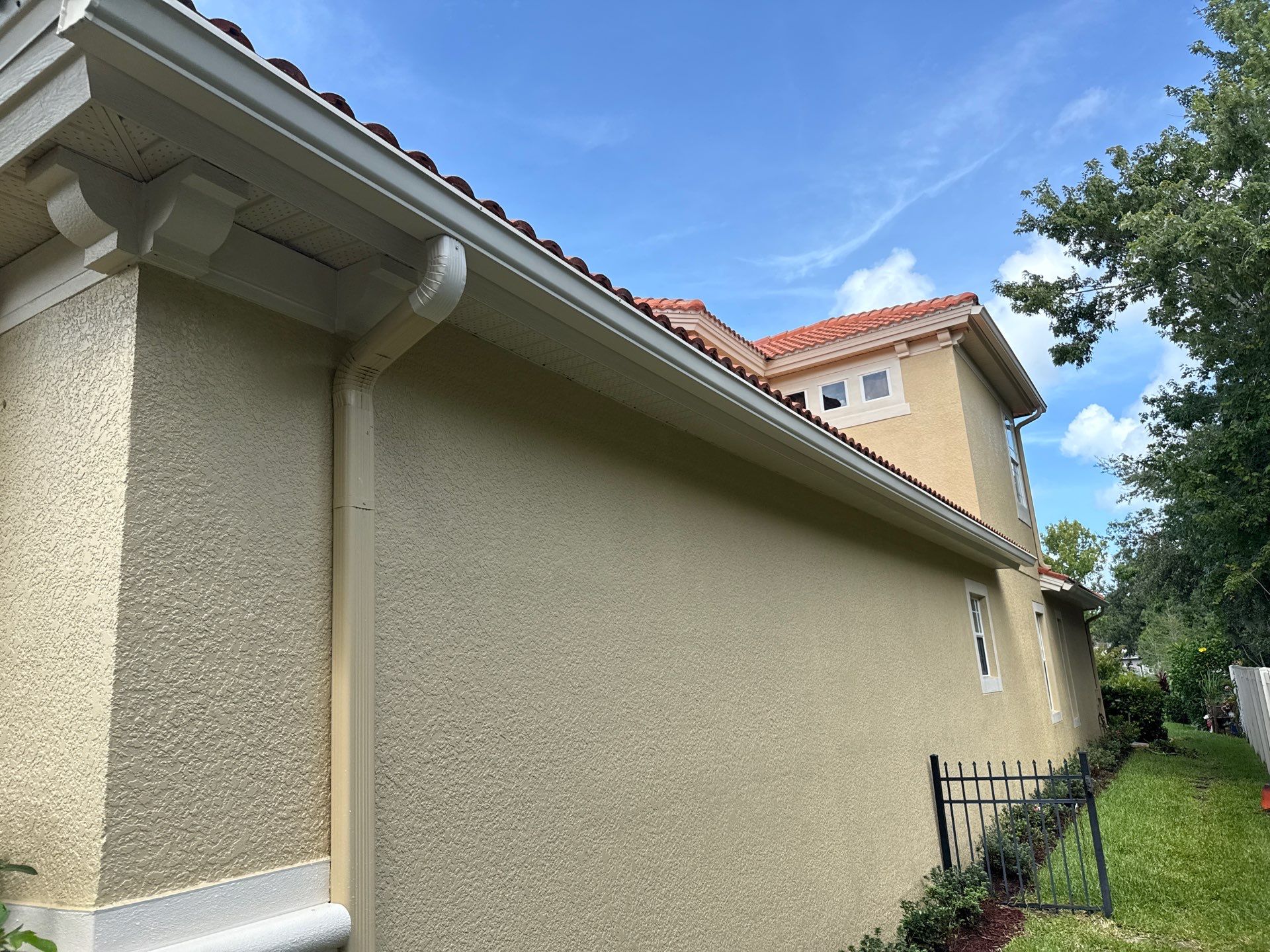 Soft Wash Tile Roof Cleaning in Sonoma Community, Sarasota, FL by Sunshine AquaWash