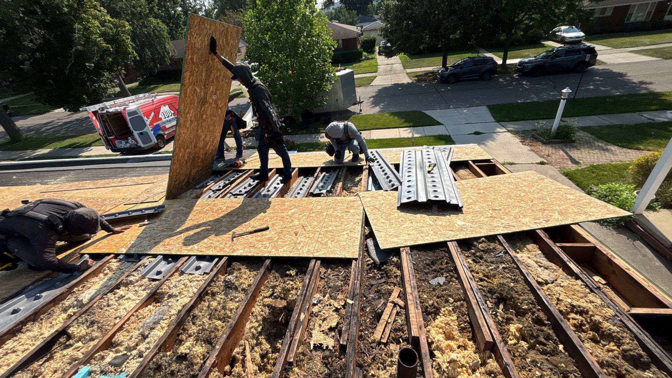 Roof Replacement using Owens Corning Driftwood by 180 Contractors