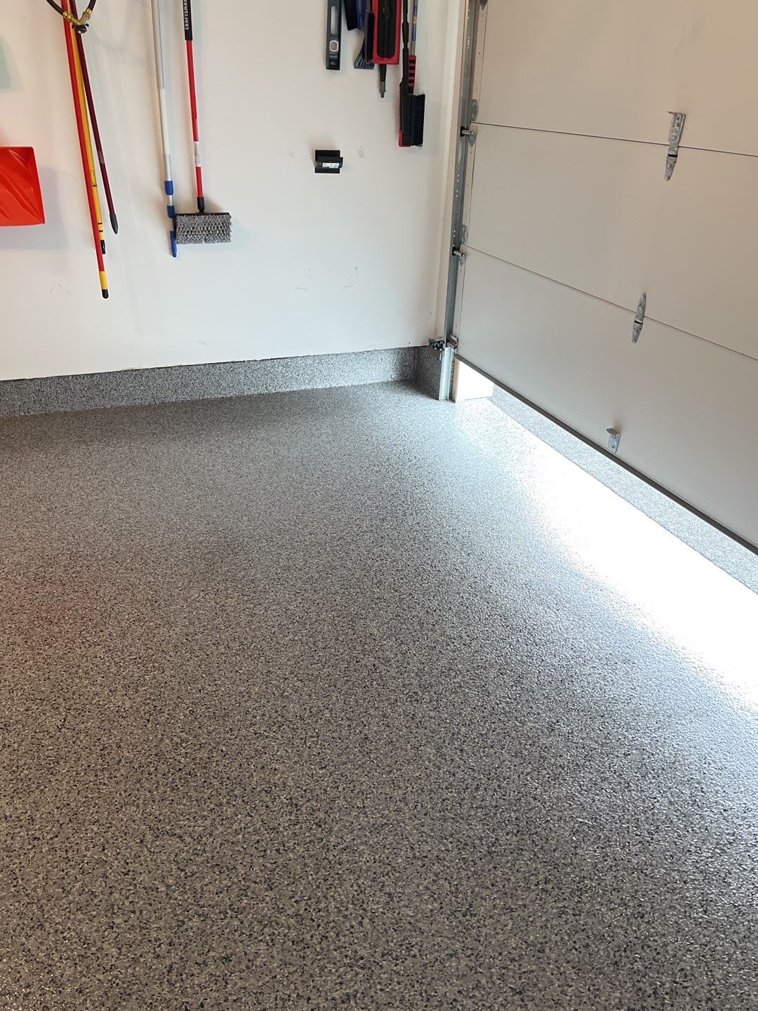 Garage Floor Coating using Penntek in Nightfall by Spectrum Painting, LLC