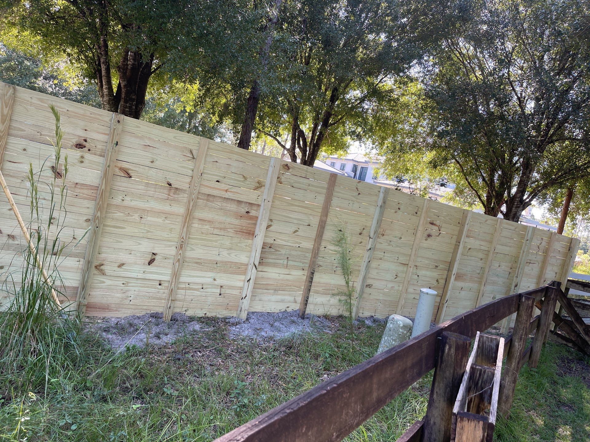 Bradenton, FL Gate Operator Installation & Horizontal Privacy Fence by Asap fence and gates, LLC