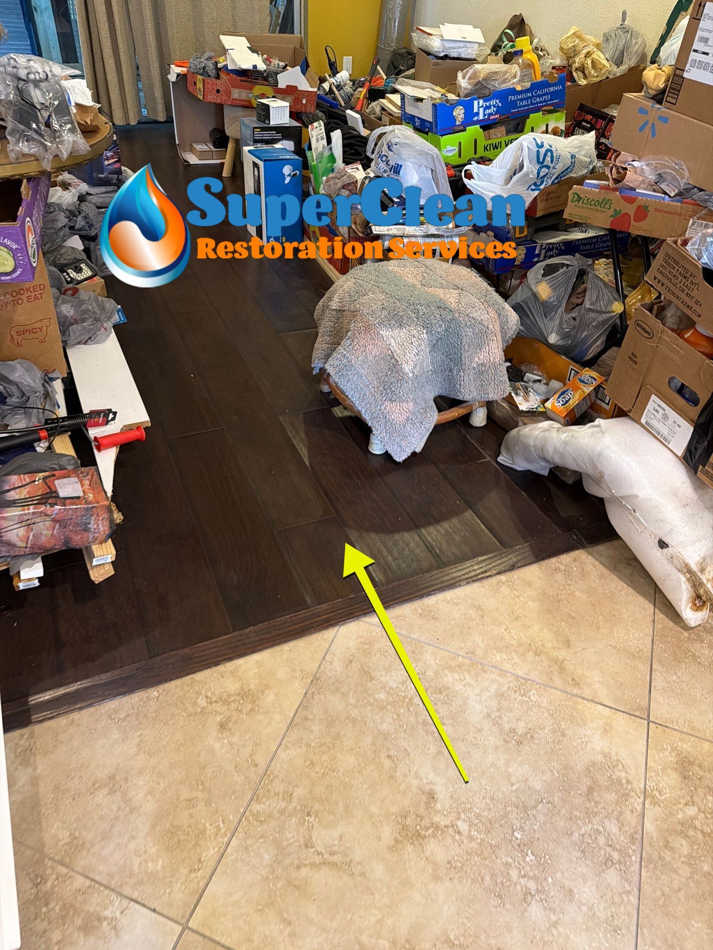 Kitchen Water Damage Restoration and Cabinet Mitigation on Ocean Blvd by SuperClean