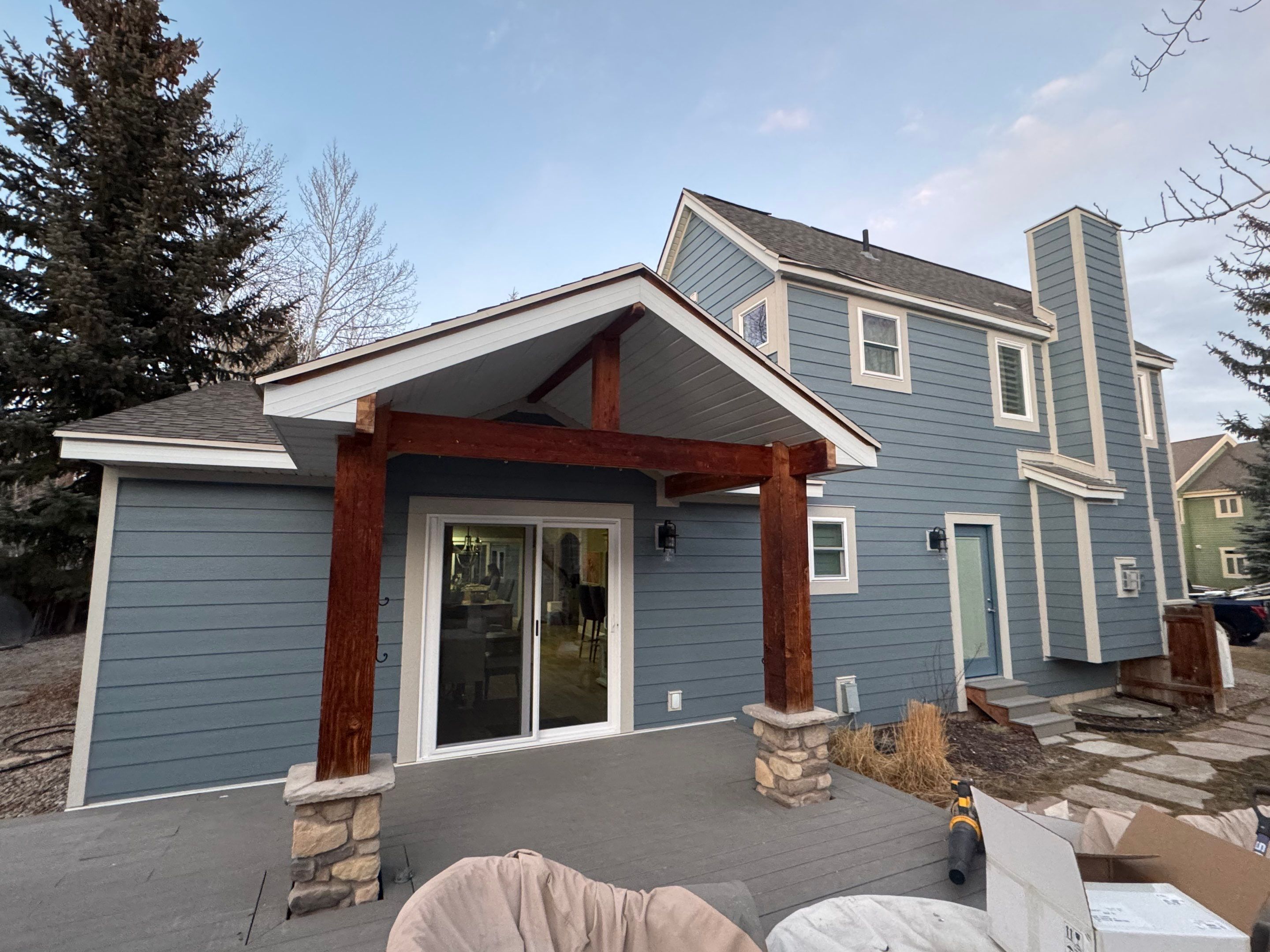 Park City | Vinyl to Hardie Conversion | Mountain Sage & Cobblestone by Ideal Siding Utah
