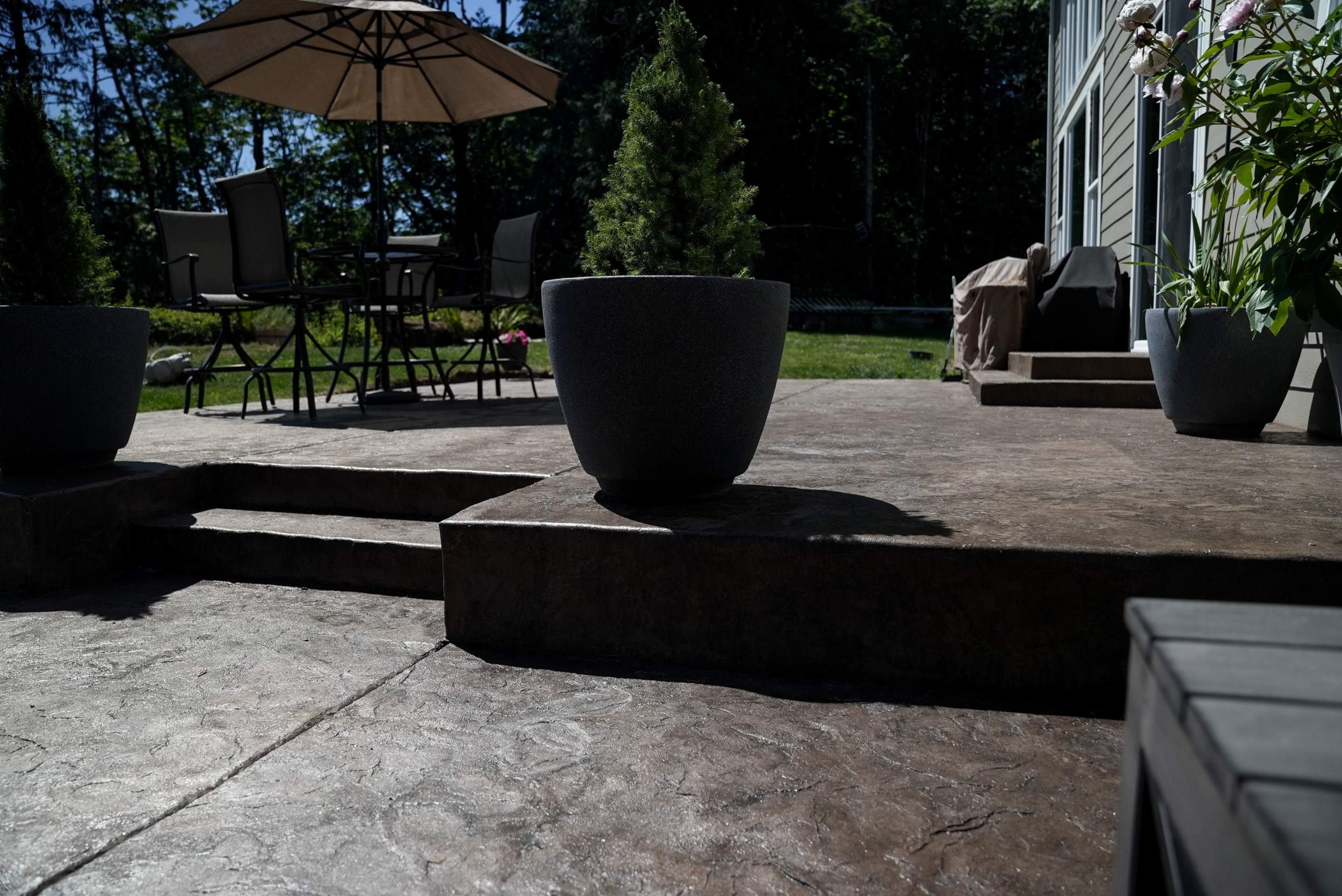 Mandy | Stamped Concrete Patio & Driveway by Jireh Asphalt & Concrete Inc 
