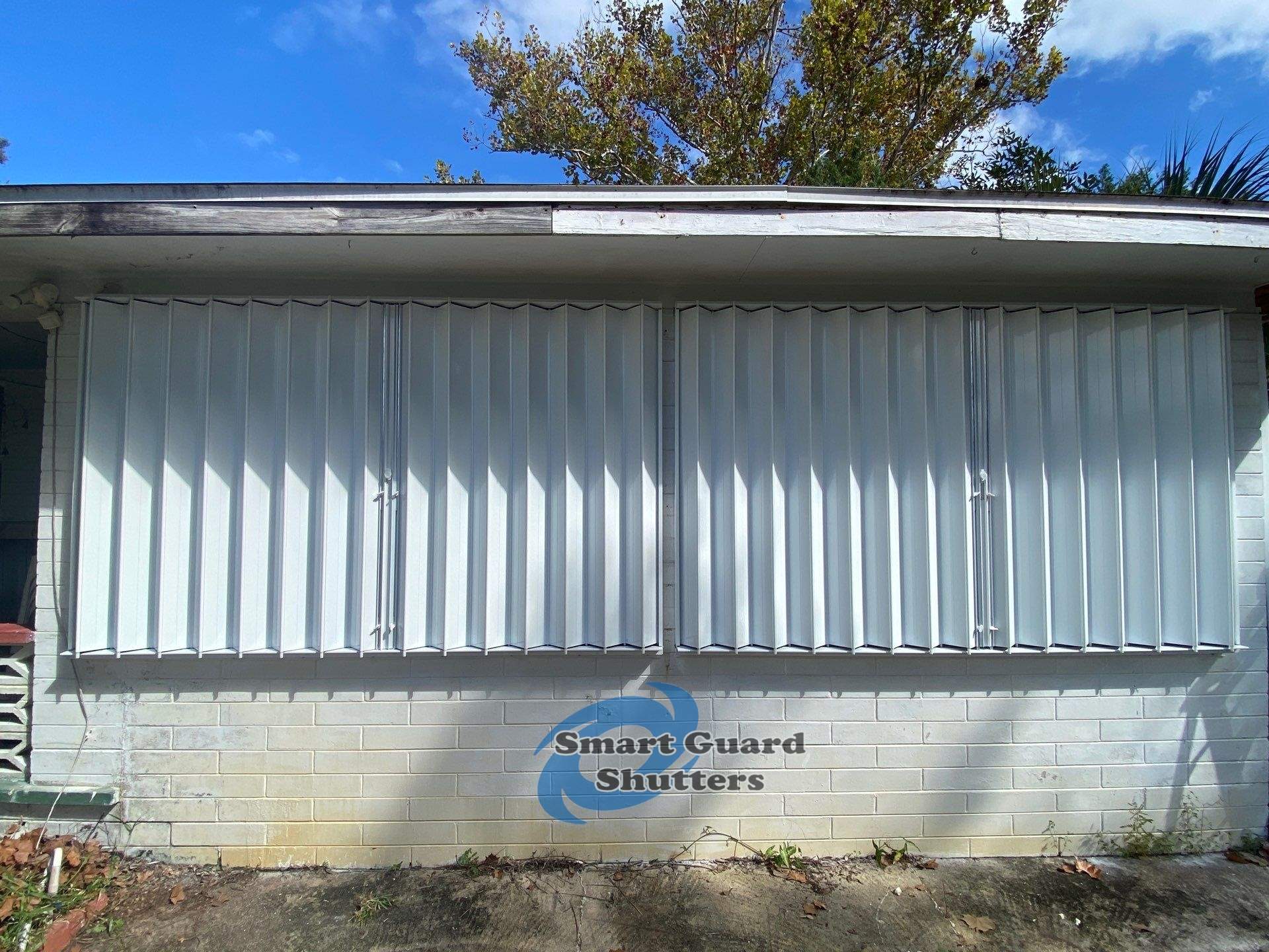 Accordions in White by Smart Guard Shutters