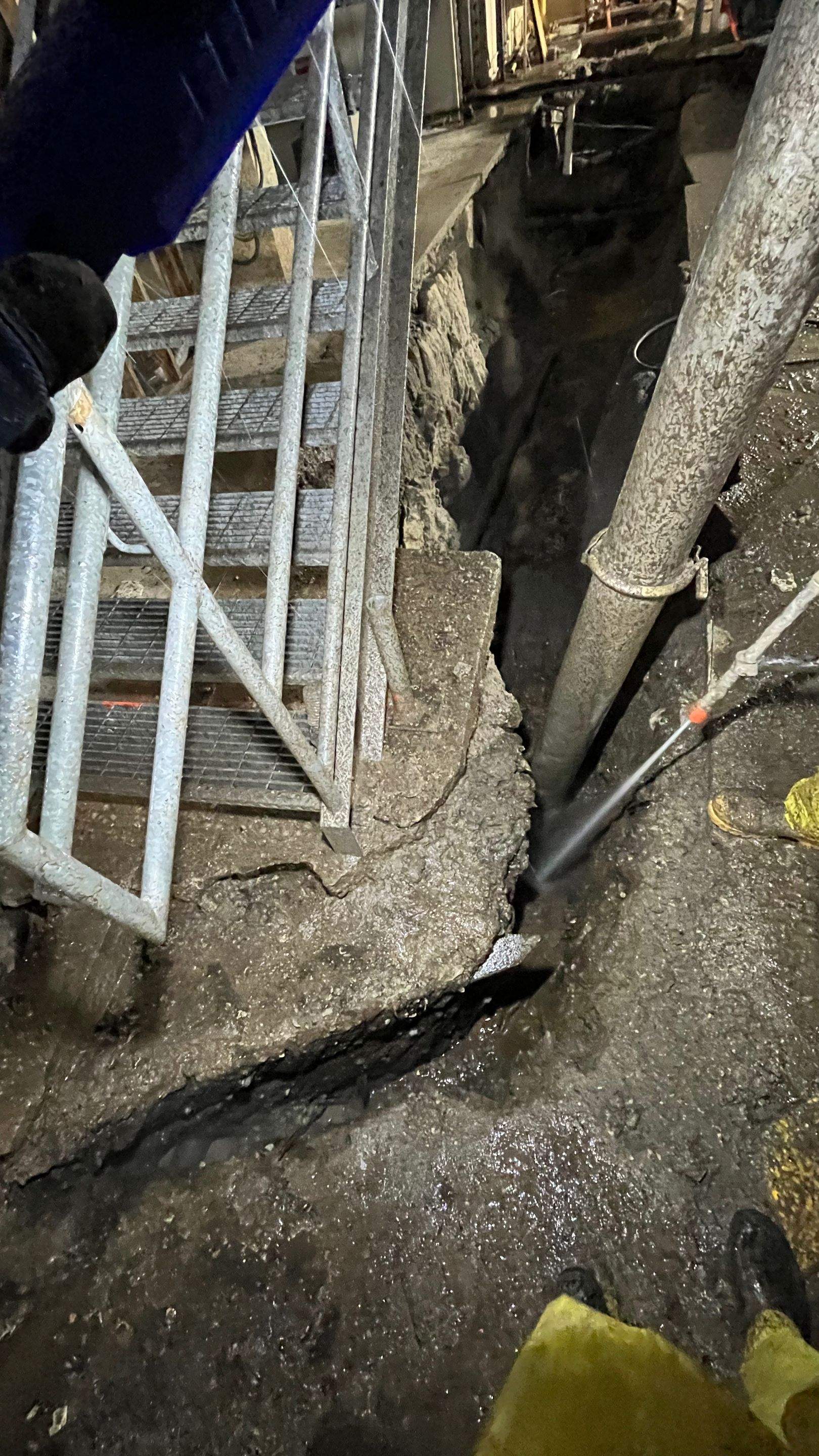 Ritz-Carlton NW Service Area Daylighting by Don Mar, Inc. Storm Water Solutions