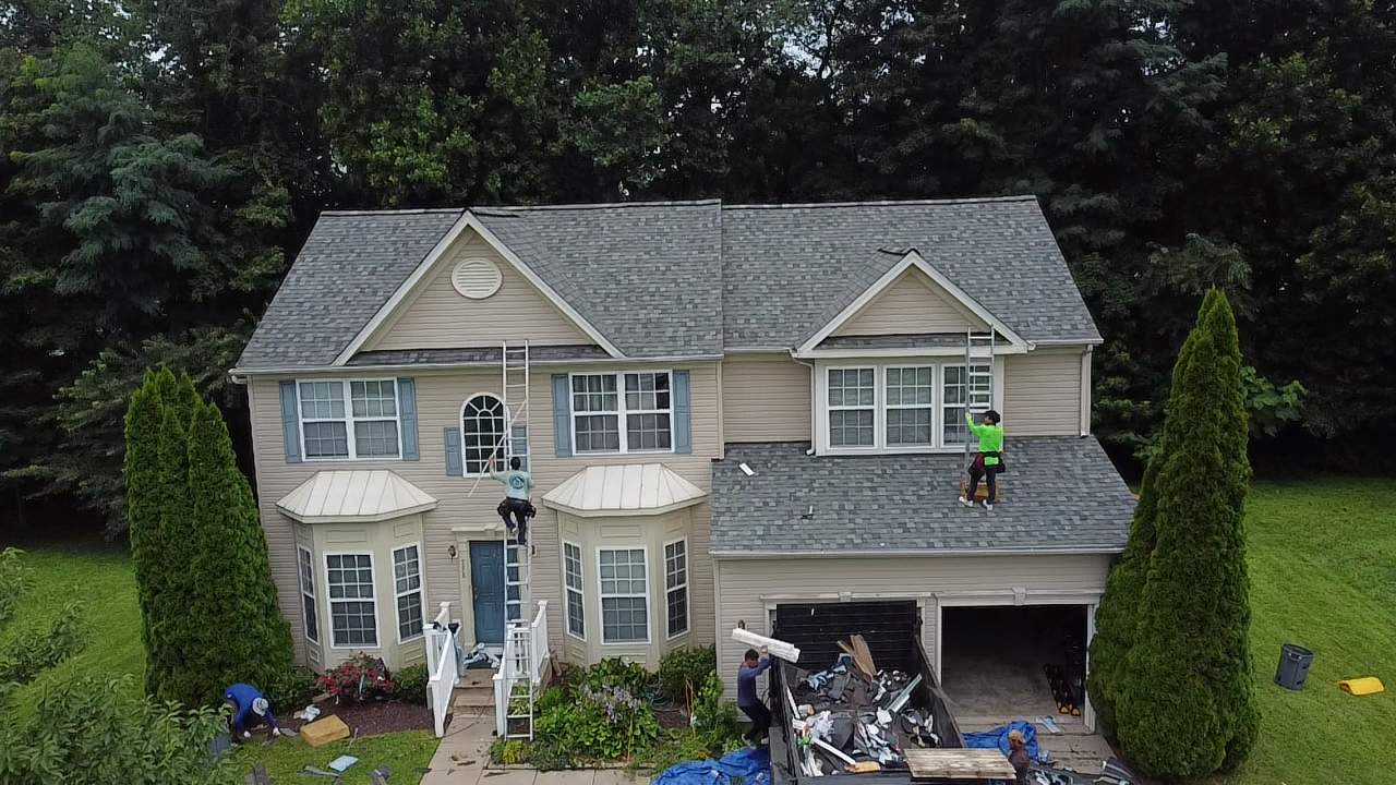 Residential Roofing Installation using GAF Timberline HDZ by Matter Roofing & Construction