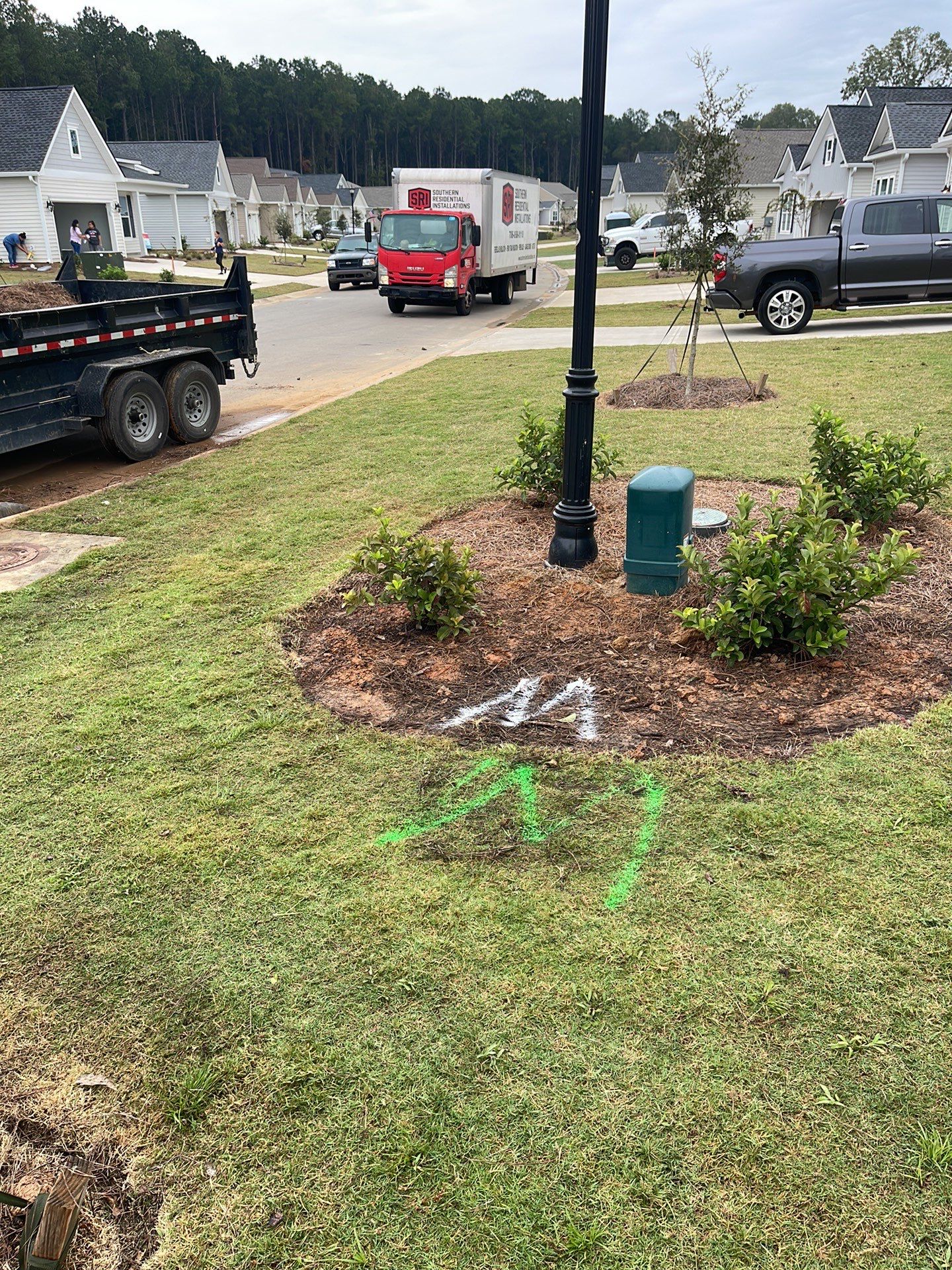 Custom Herringbone Paver Patio and Professional Landscaping in Bluffton by Lowcountry Scapes, LLC