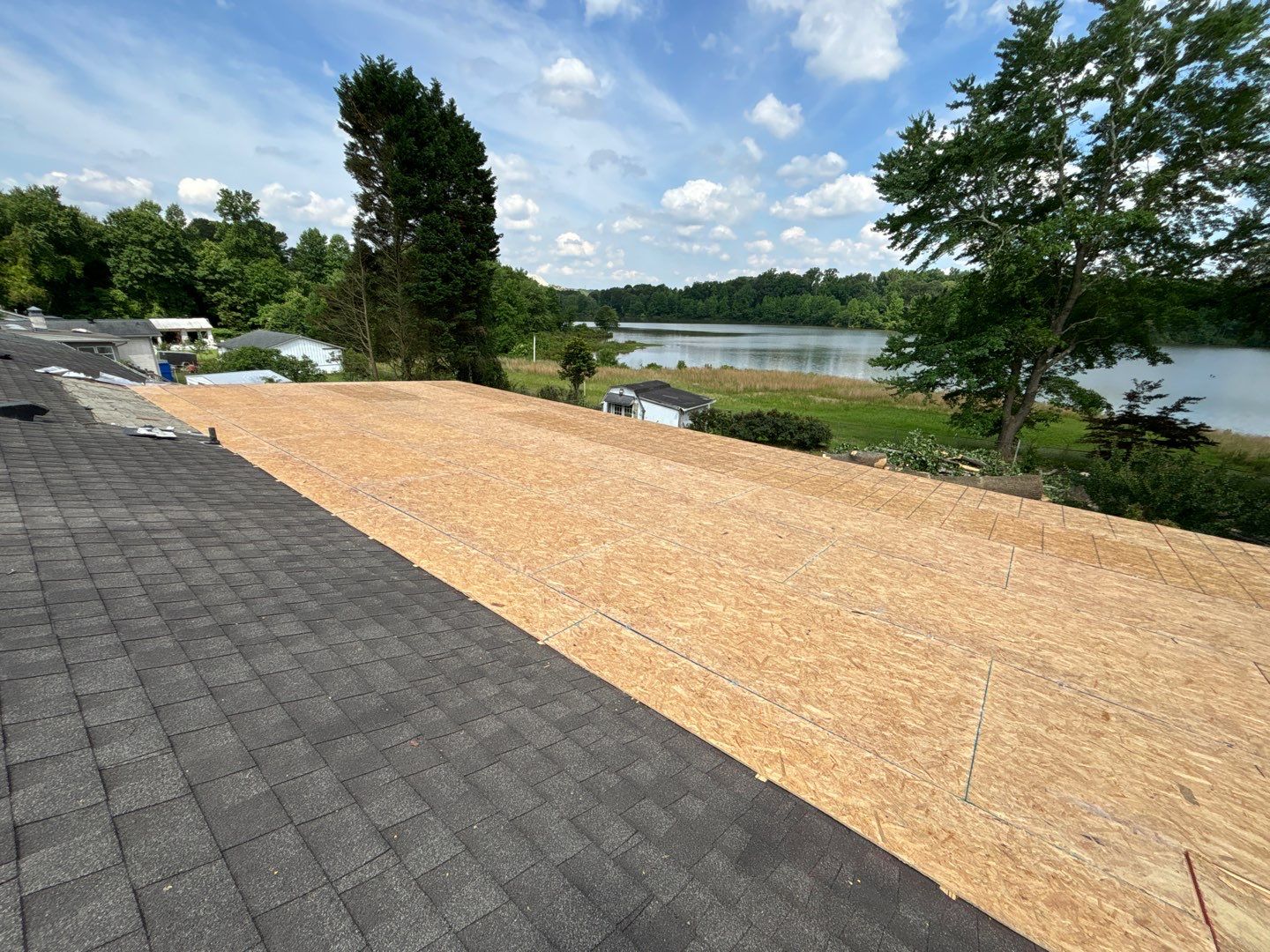 Cover porch by Deerfield Roofing LLC
