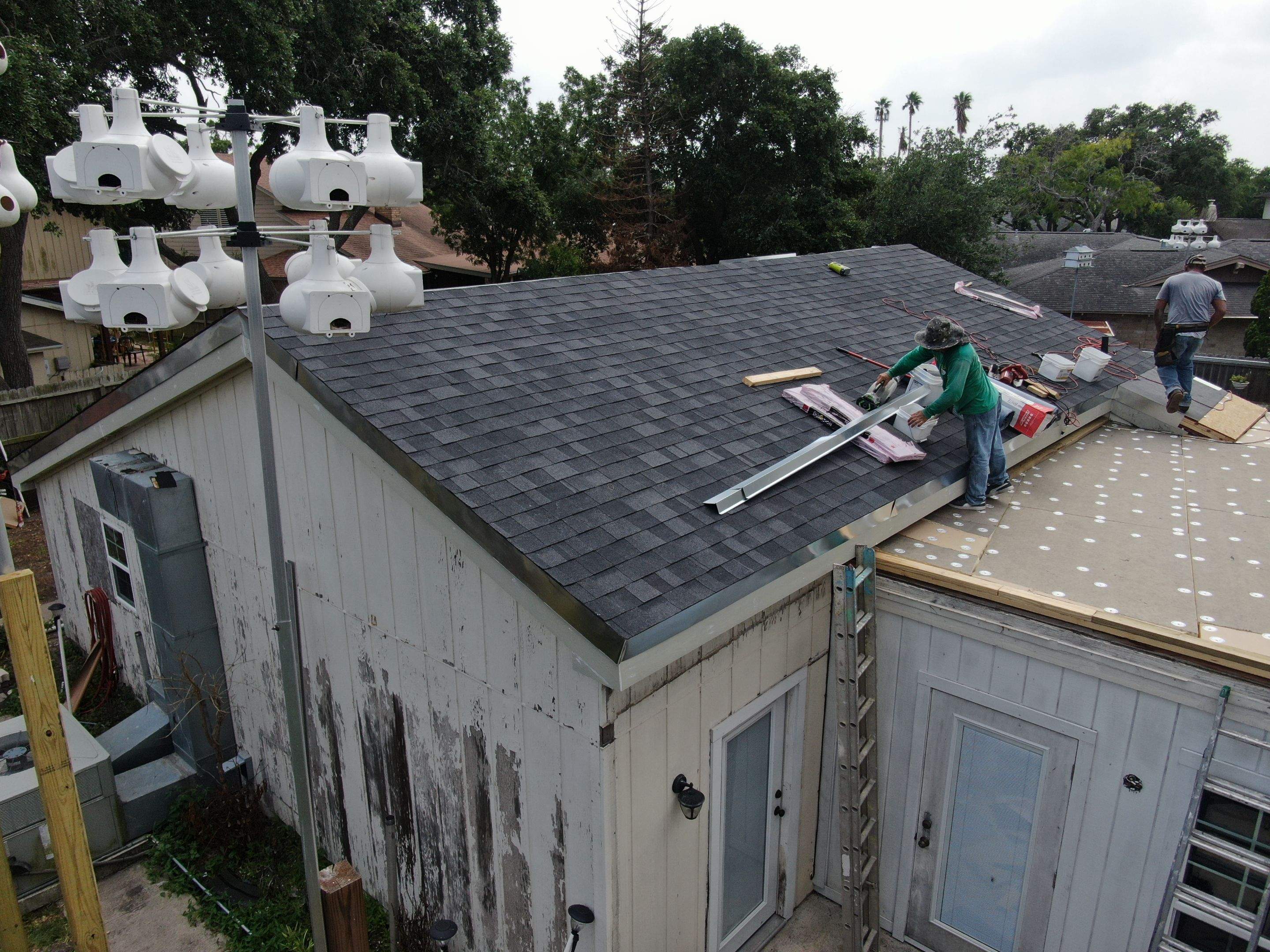 Its to Hot! Insulate this roof by Bayfront Roofing and Construction
