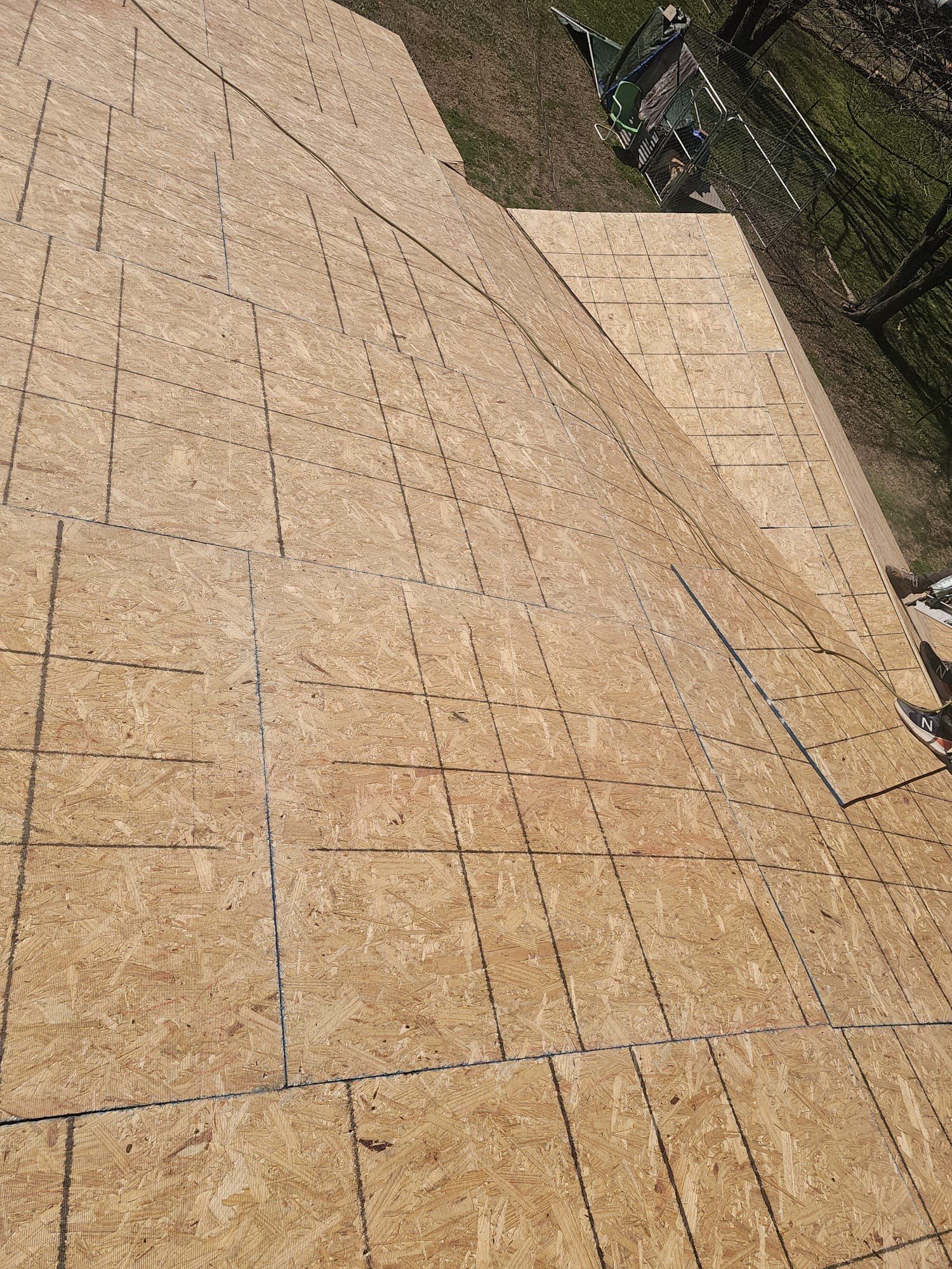 Storm damage restoration project by In & Out Construction & Remodeling, LLC