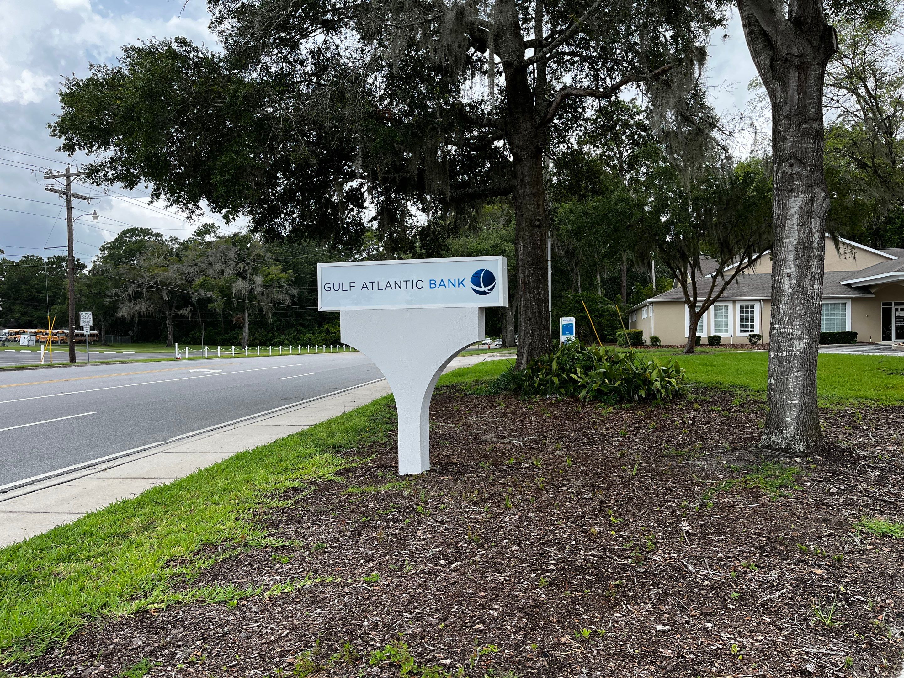 Acrylic lettering for Gulf Atlantic Bank by SignCrafters