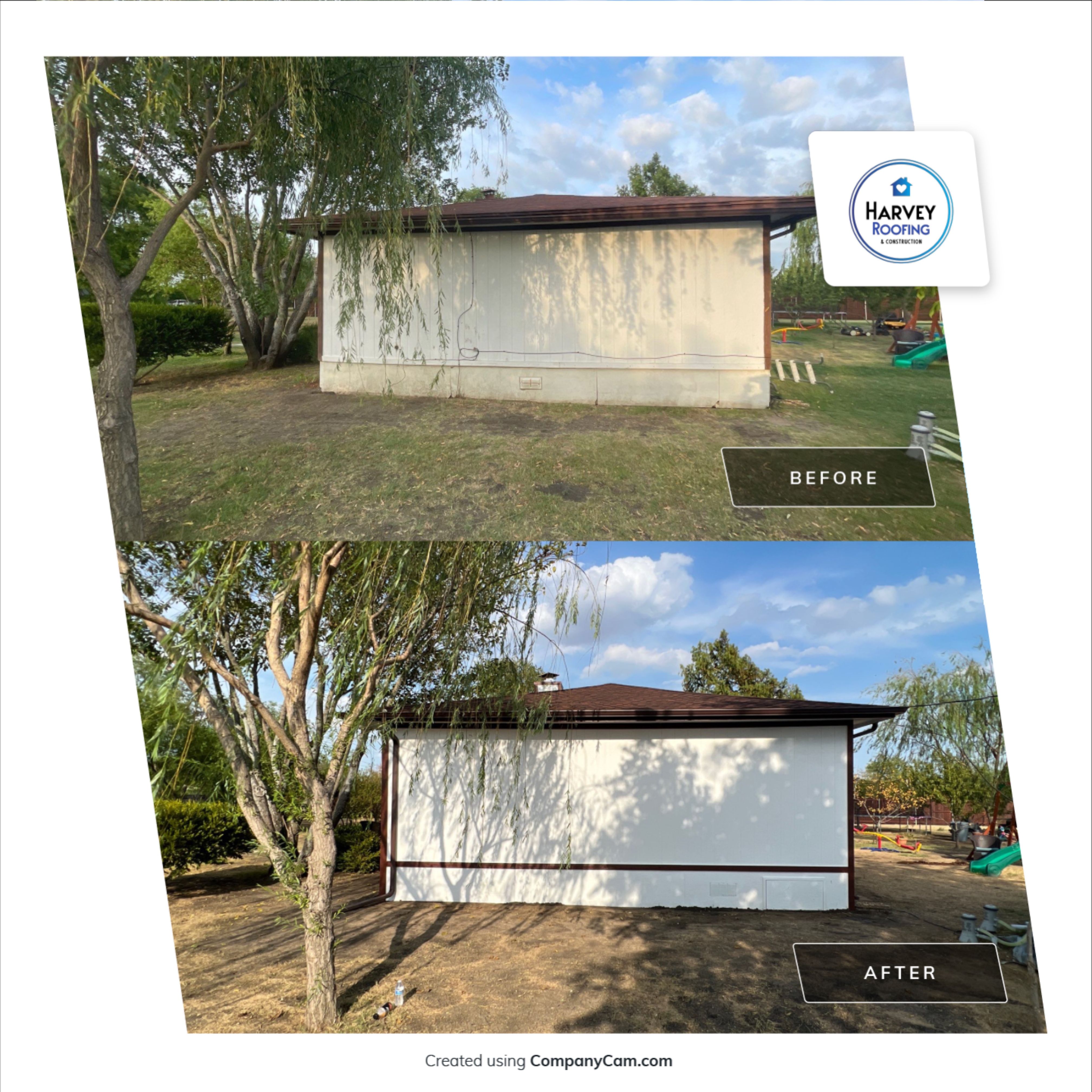 Residential Roofing Installation using Roofing Shingles by Harvey Roofing & Construction