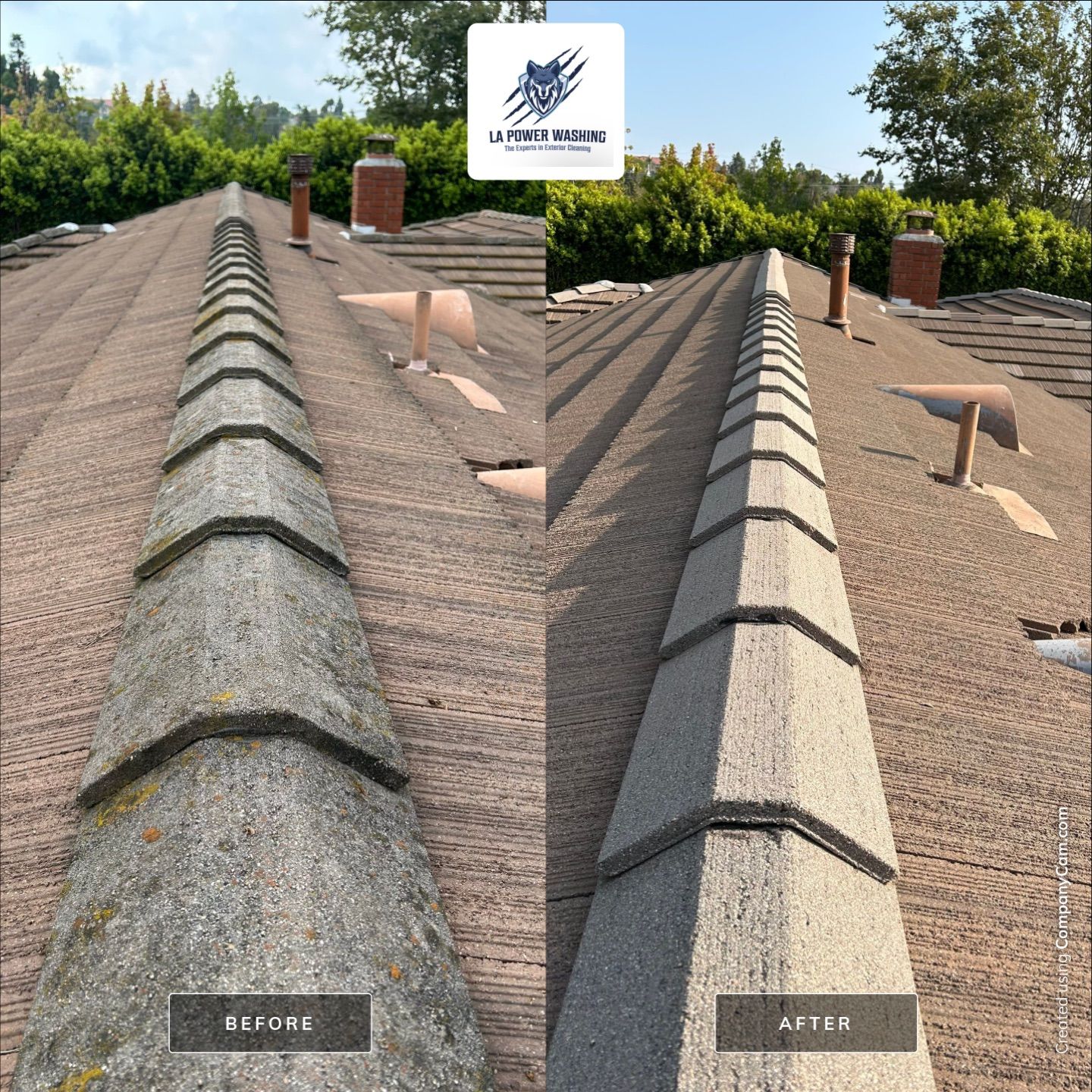 Roof Cleaning by La Power Washing Inc