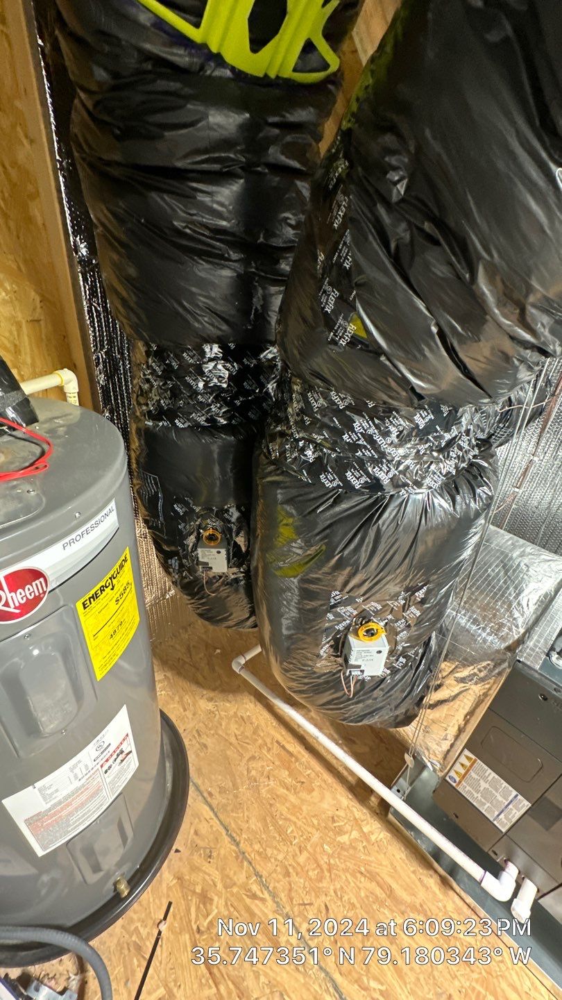 Trane XV20i Split Heat Pump Install  by Nick's Mechanical LLC.