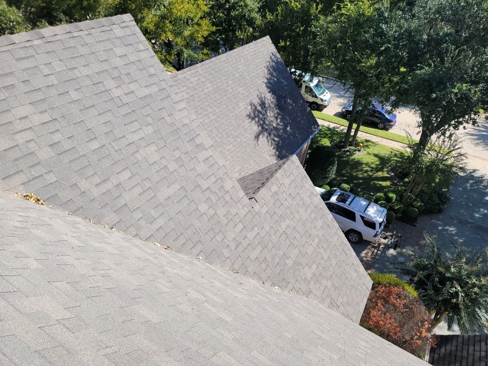 Insurance Claim Roof and Gutters using Owens Corning - Duration- Estate Gray -New Gutters - Exterior paint by AJ's Reliable Services LLC