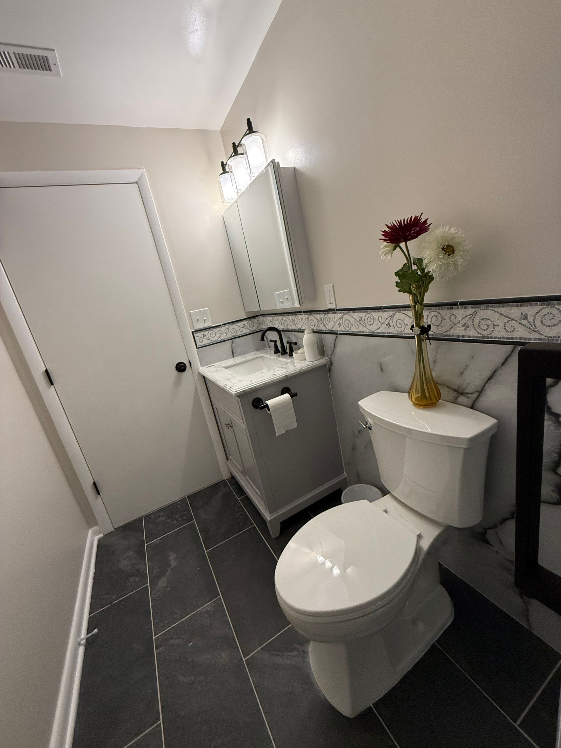 kitchenette and full bathroom  by Jesus Master Handyman LLC 