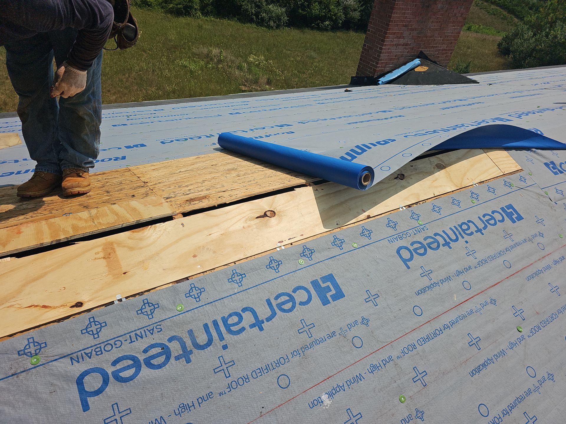 Roof Replacement - Colonial Slate by Winchester Roofing