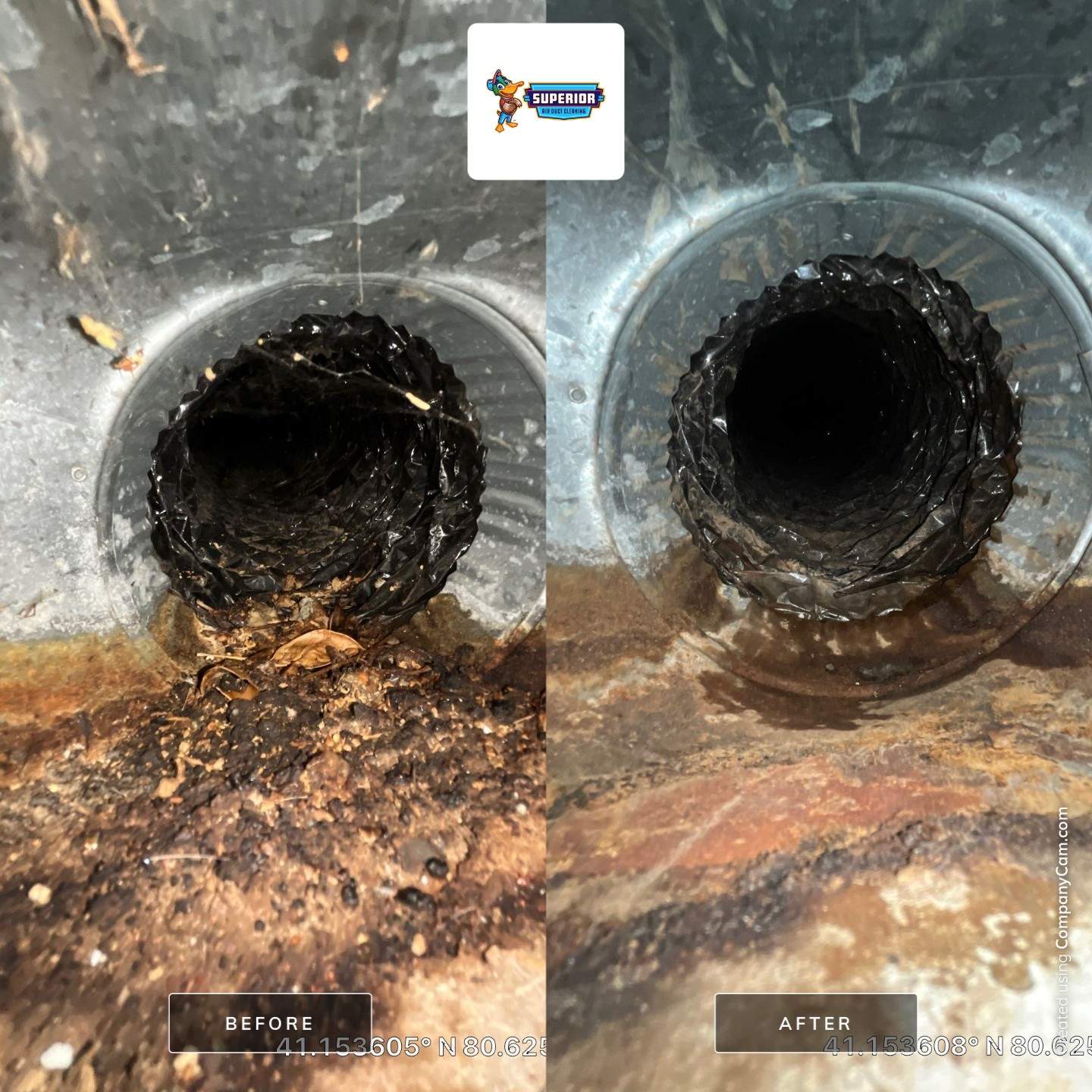 Air Duct Cleaning With a Vacuum Truck in Youngstown, OH by Superior Air Duct Cleaning