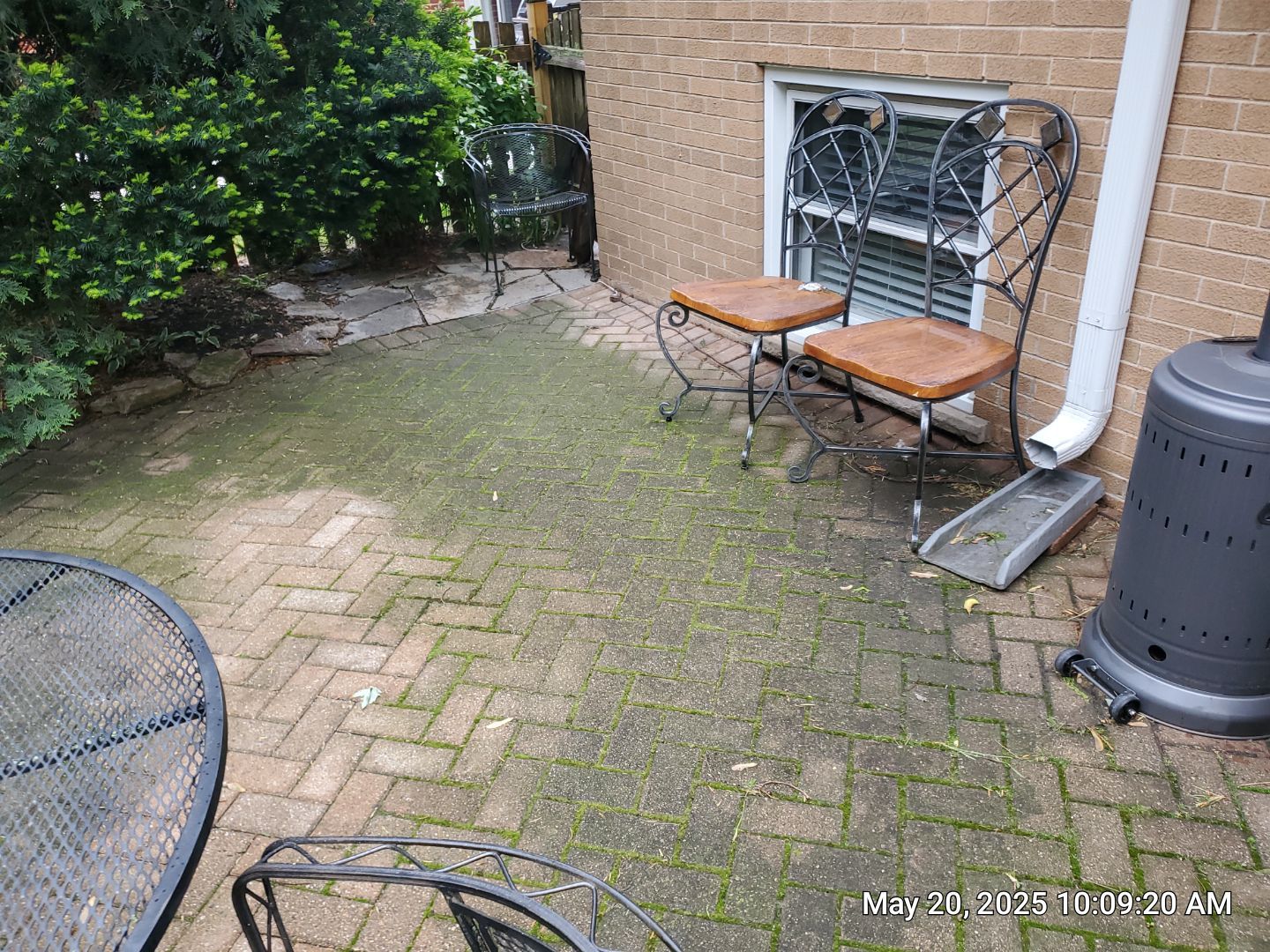 Brick paver cleaning  by Northern Power Washing LLC.