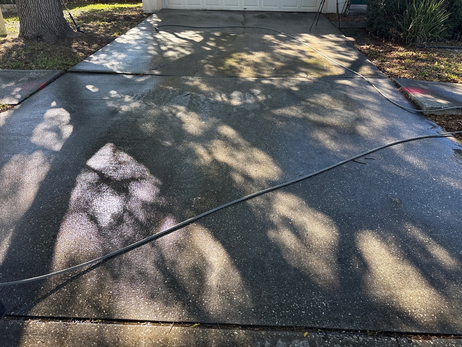 Concrete Driveway & Sidewalk Cleaning ā Peppermill IV at Providence Lakes, Brandon, FL by Sunshine AquaWash