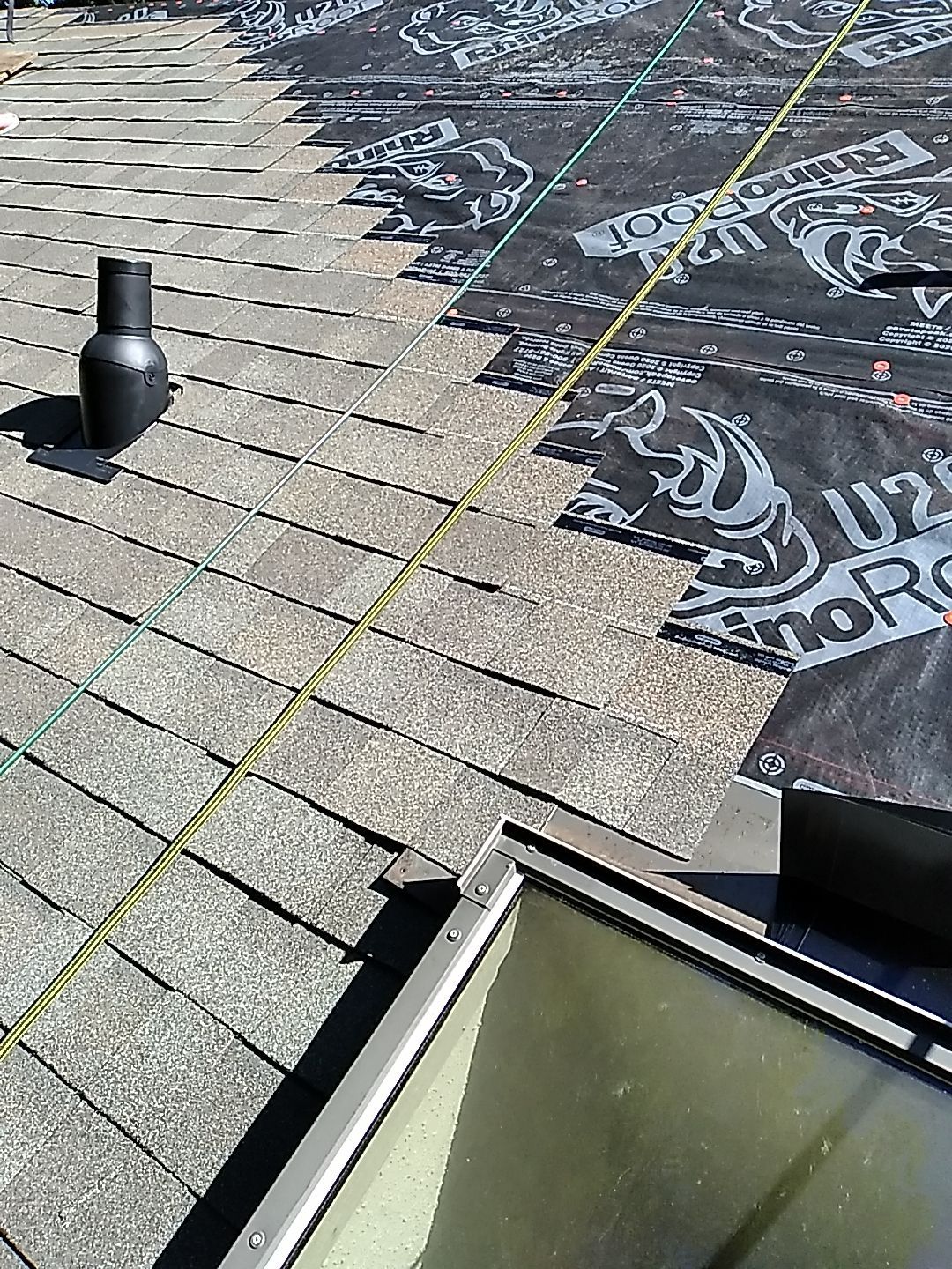 Residential Roofing Installation using Ashphalt Shingles by Indigo State Roofing