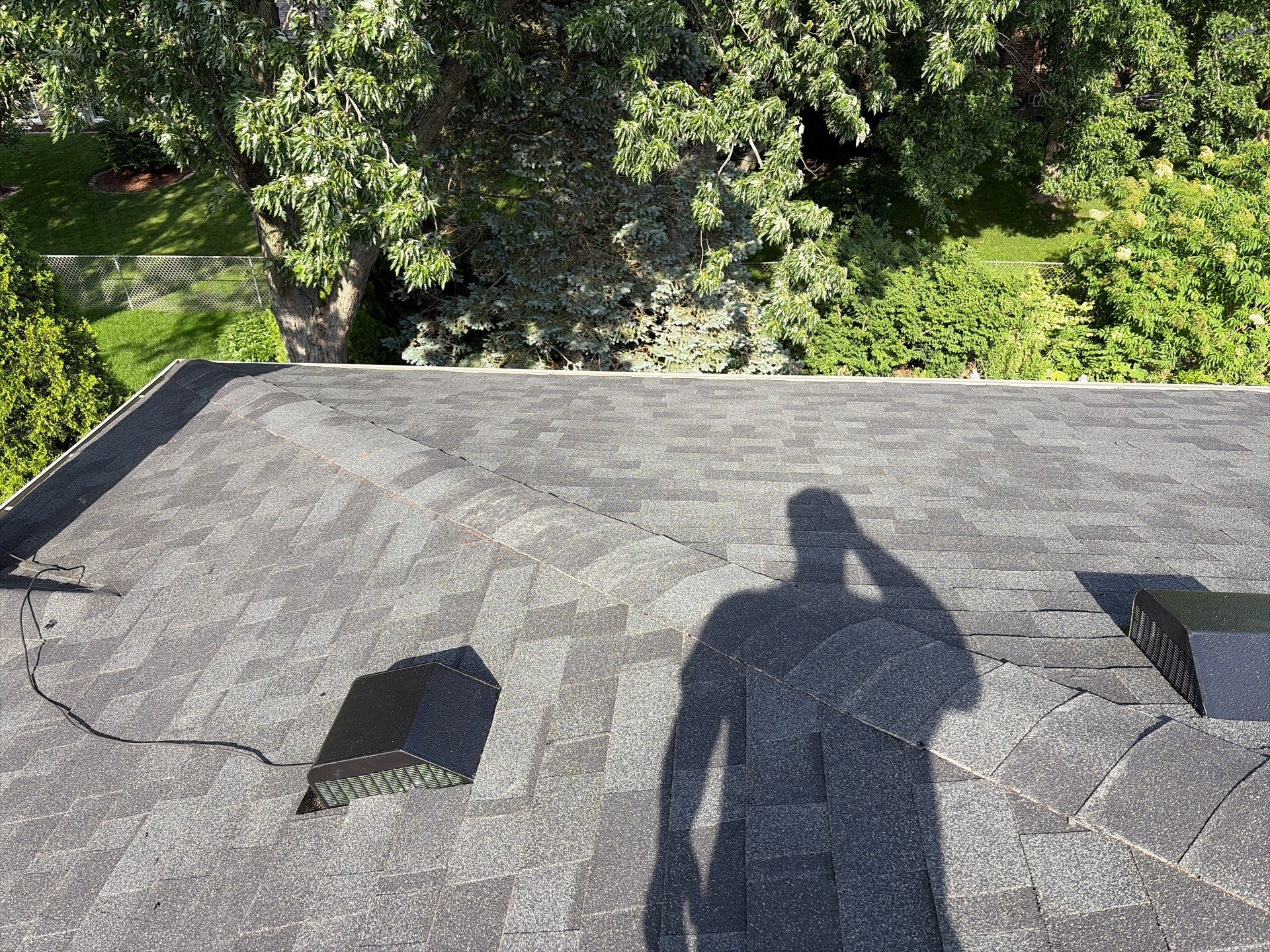 Architectural Shingle Roof Replacement on Darien Brick Residence by Pro Home Services Inc