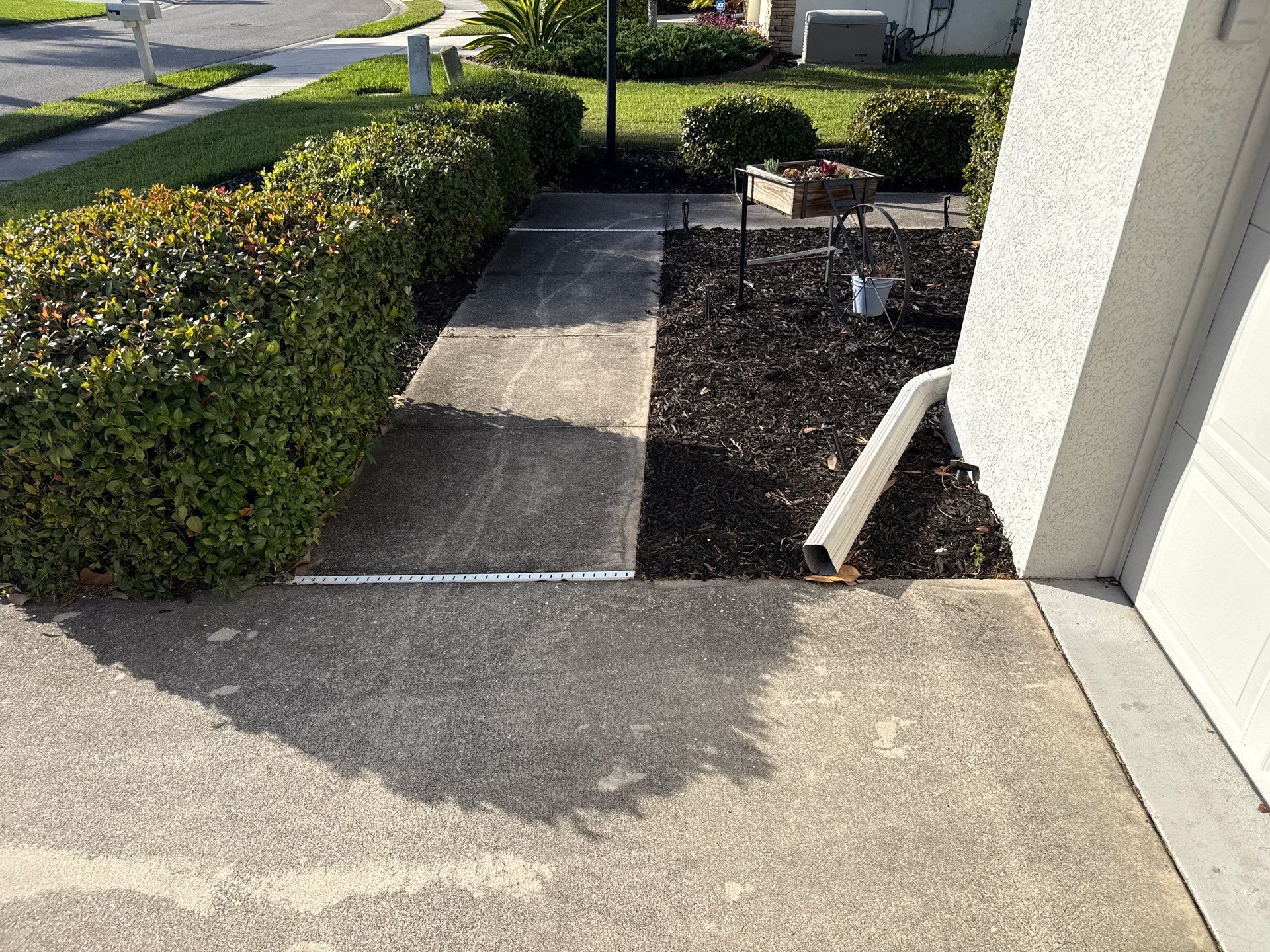 Concrete Driveway & Walkway Transformation | Northwood Park, Palmetto FL by Sunshine AquaWash