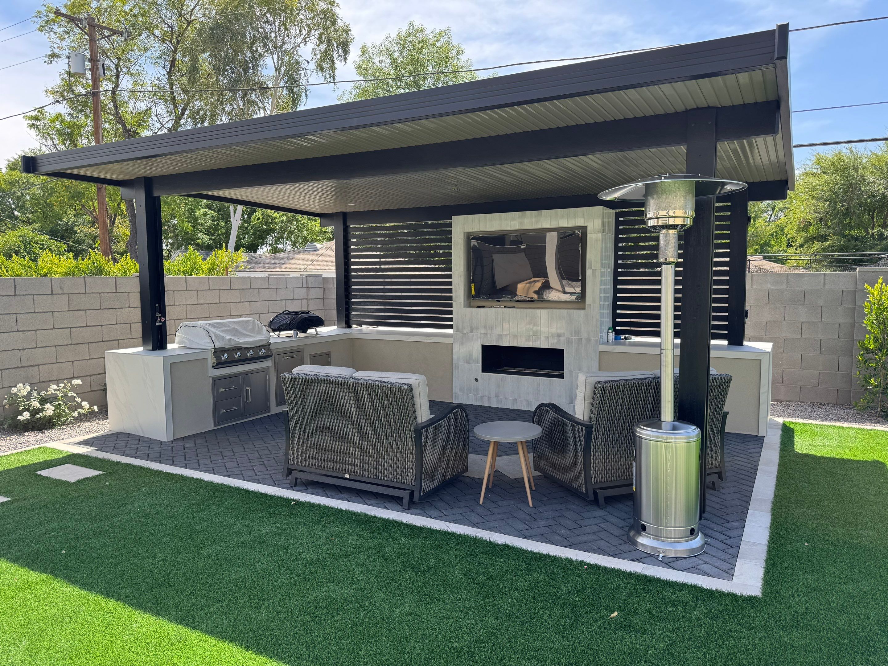 Full Backyard Transformation – Phoenix, AZ by We Do Hardscape