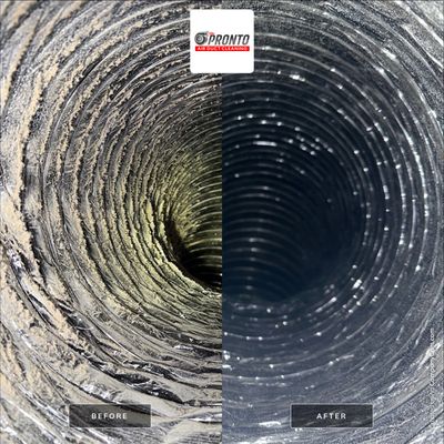 Air duct cleaning using Hypervac