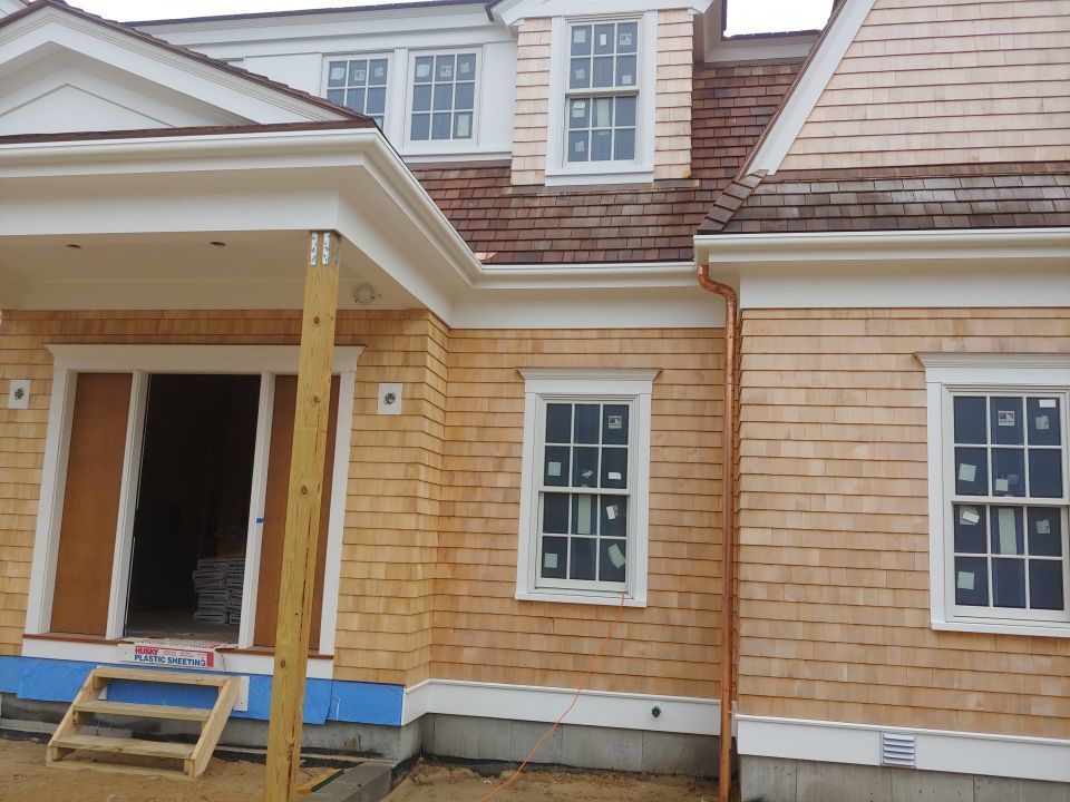 Chatham, MA Gutter Installation using 4x5 FiberGlass Gutter by Gutter Pro Enterprises