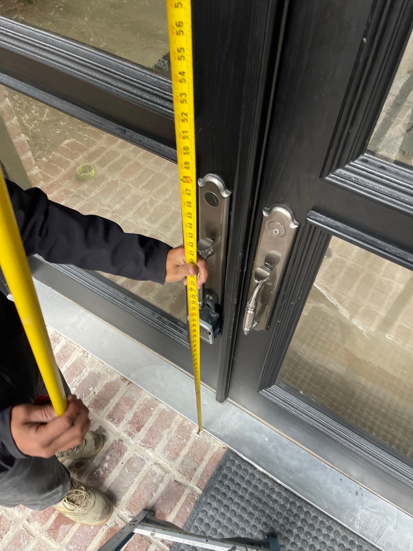 Custom Arched Metal Entry Door Installation in Plano by Solara Custom Living