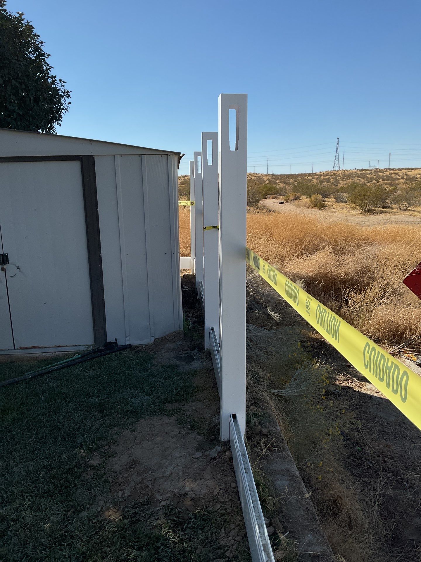 Fence Installation using Vinyl by Fence Guys Inc. 