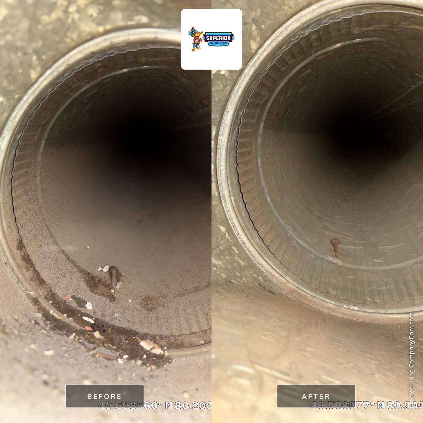 Air Duct Cleaning With a Vacuum Truck in Coraopolis, PA by Superior Air Duct Cleaning
